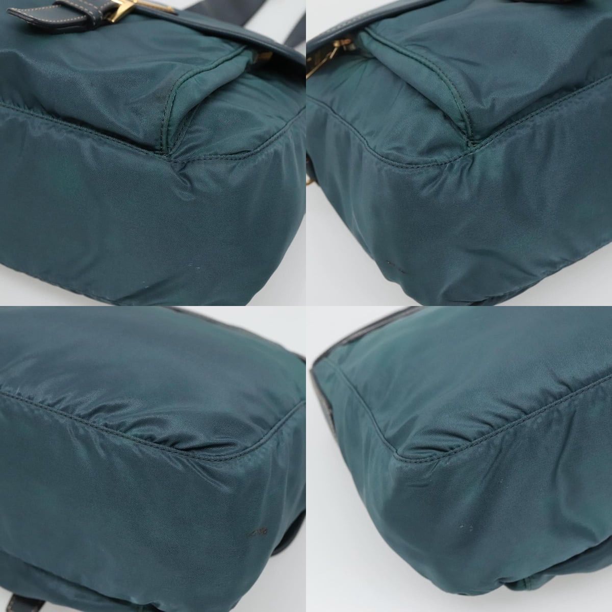 Prada PRADA Shoulder Bag Nylon Green Gold Size ONE SIZE - 10 Thumbnail