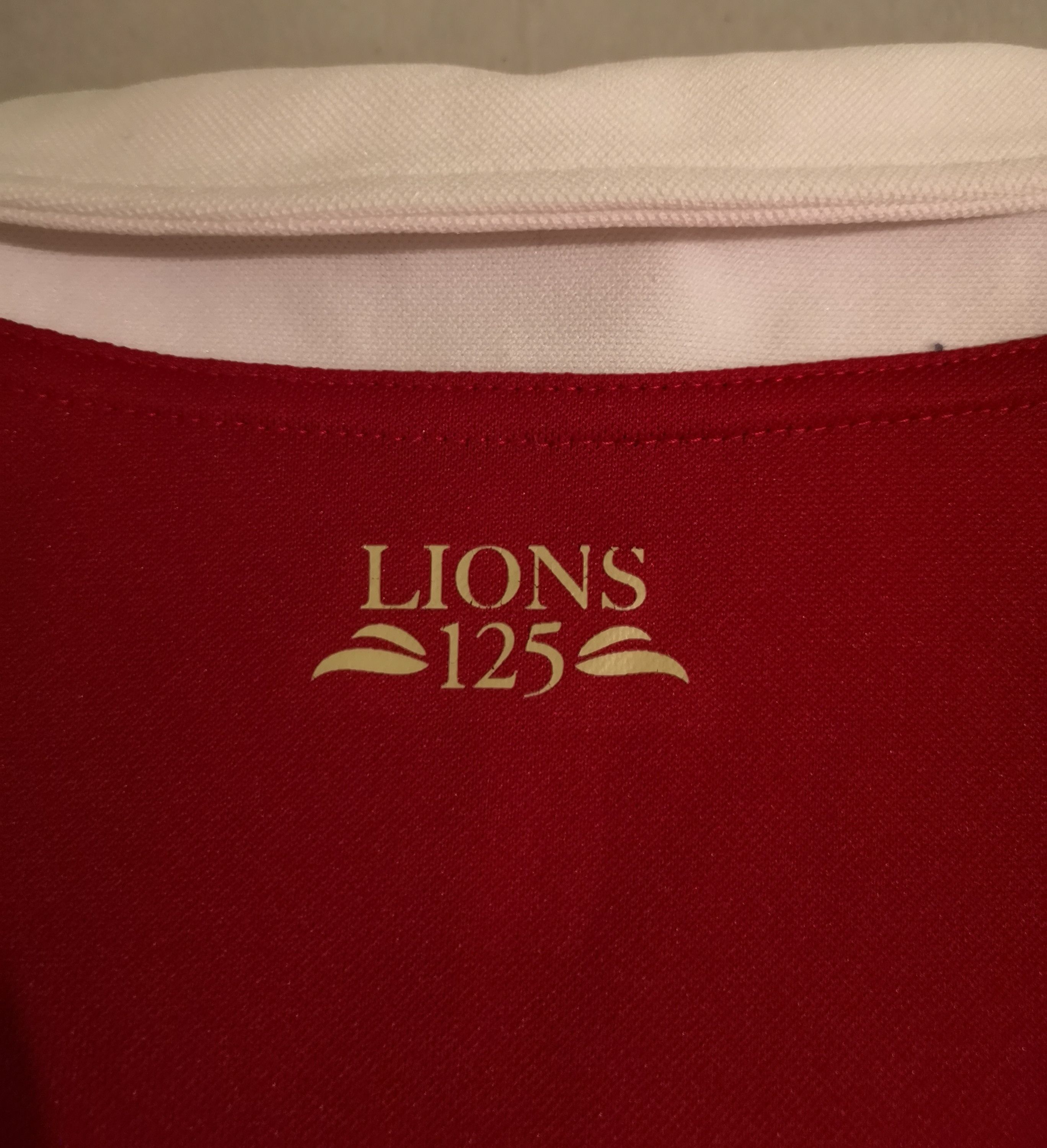 Adidas Shirt British Irish Lions 2013 Rugby Union 125' Retro Size US L / EU 52-54 / 3 - 13 Thumbnail