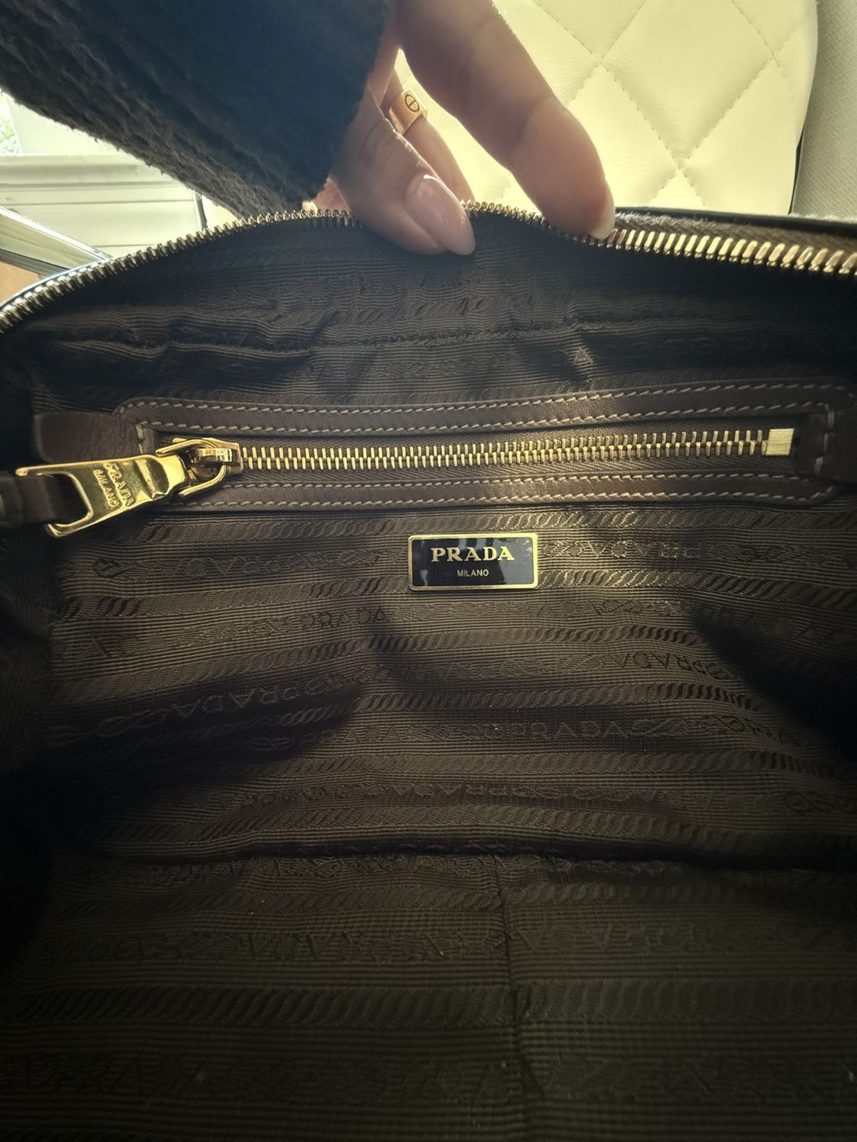 Prada City Calf-Trimmed Canapa Logo Camera Bag Size ONE SIZE - 13 Thumbnail