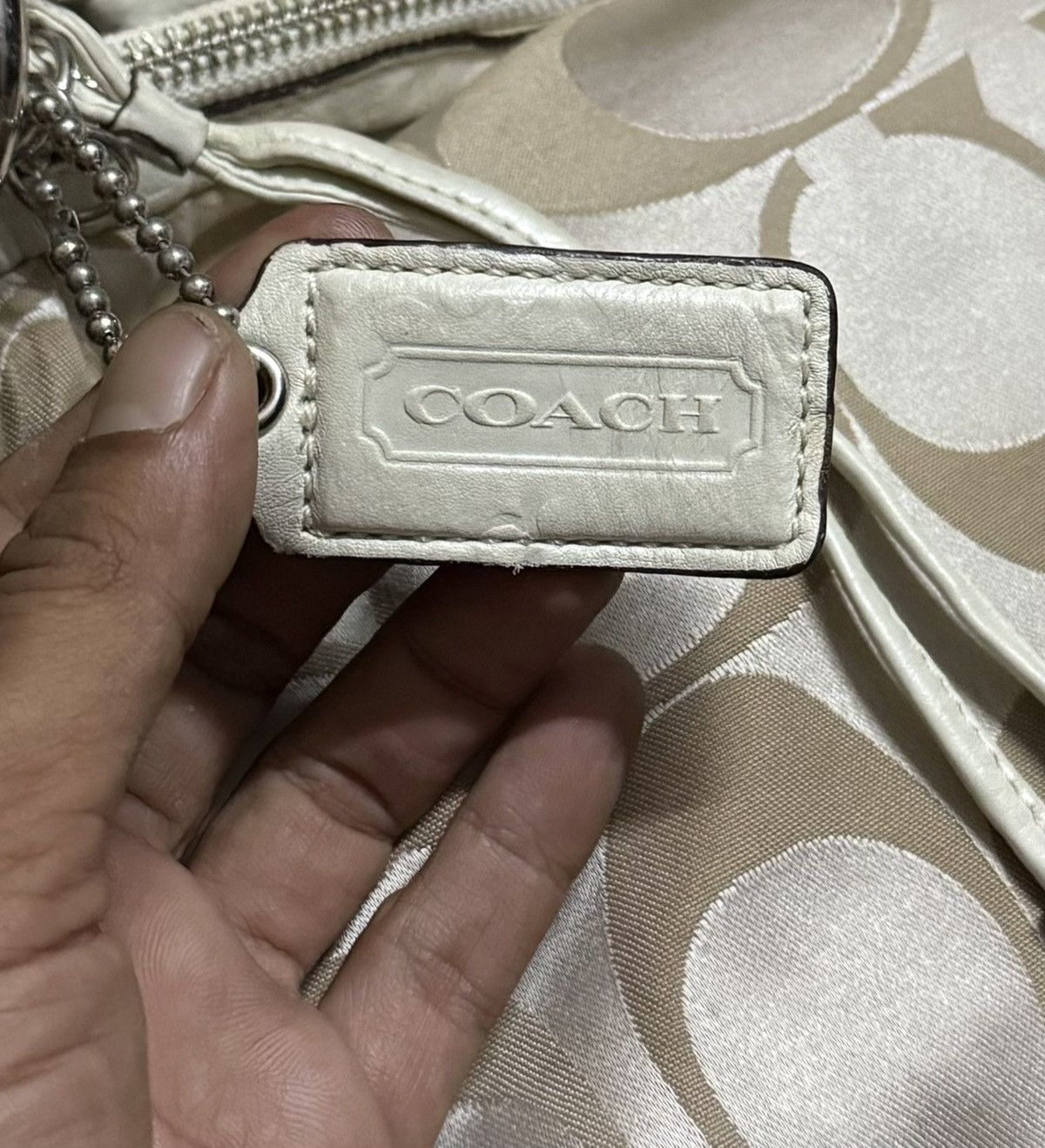 Coach Coach Ali Signature Hobo Canvas and Leather 2way Size ONE SIZE - 5 Thumbnail