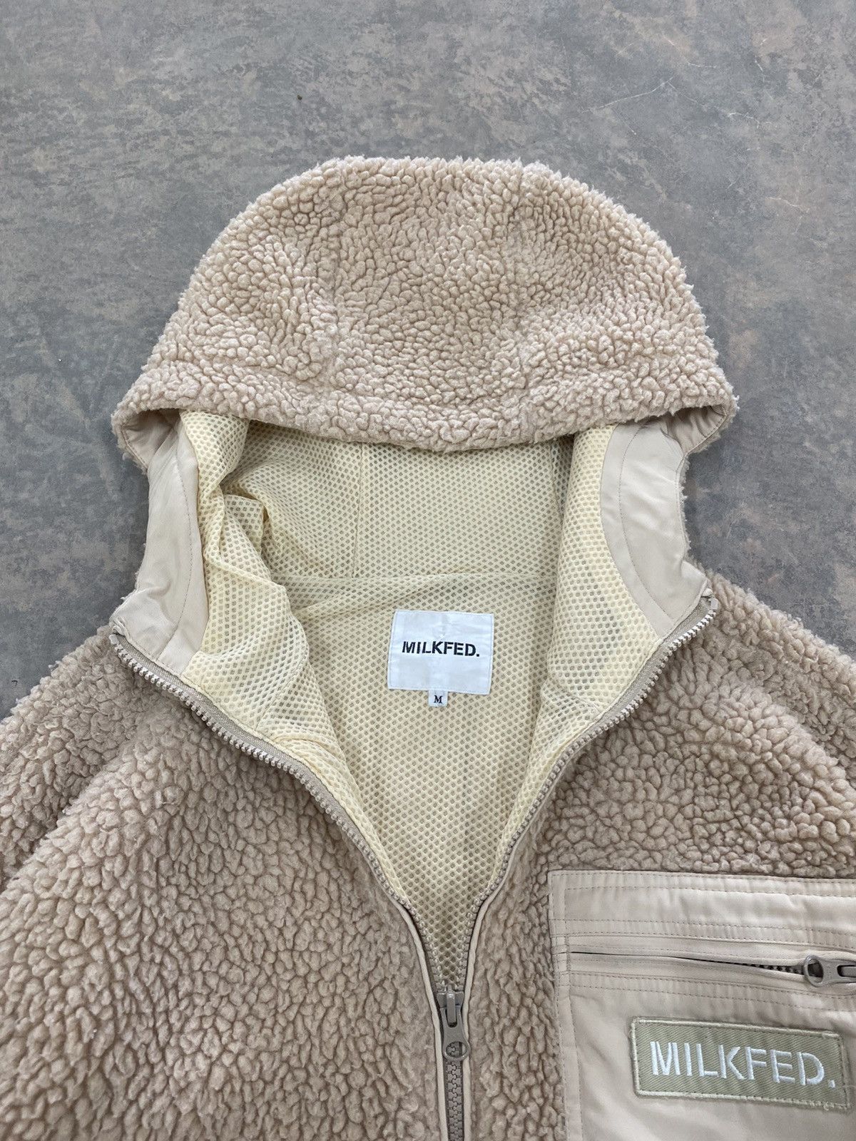 Japanese Brand × Other MILKFED JAPAN STREETWEAR FLEECE ZIPPER HOODIE SPELLOUT Size US S / EU 44-46 / 1 - 5 Thumbnail