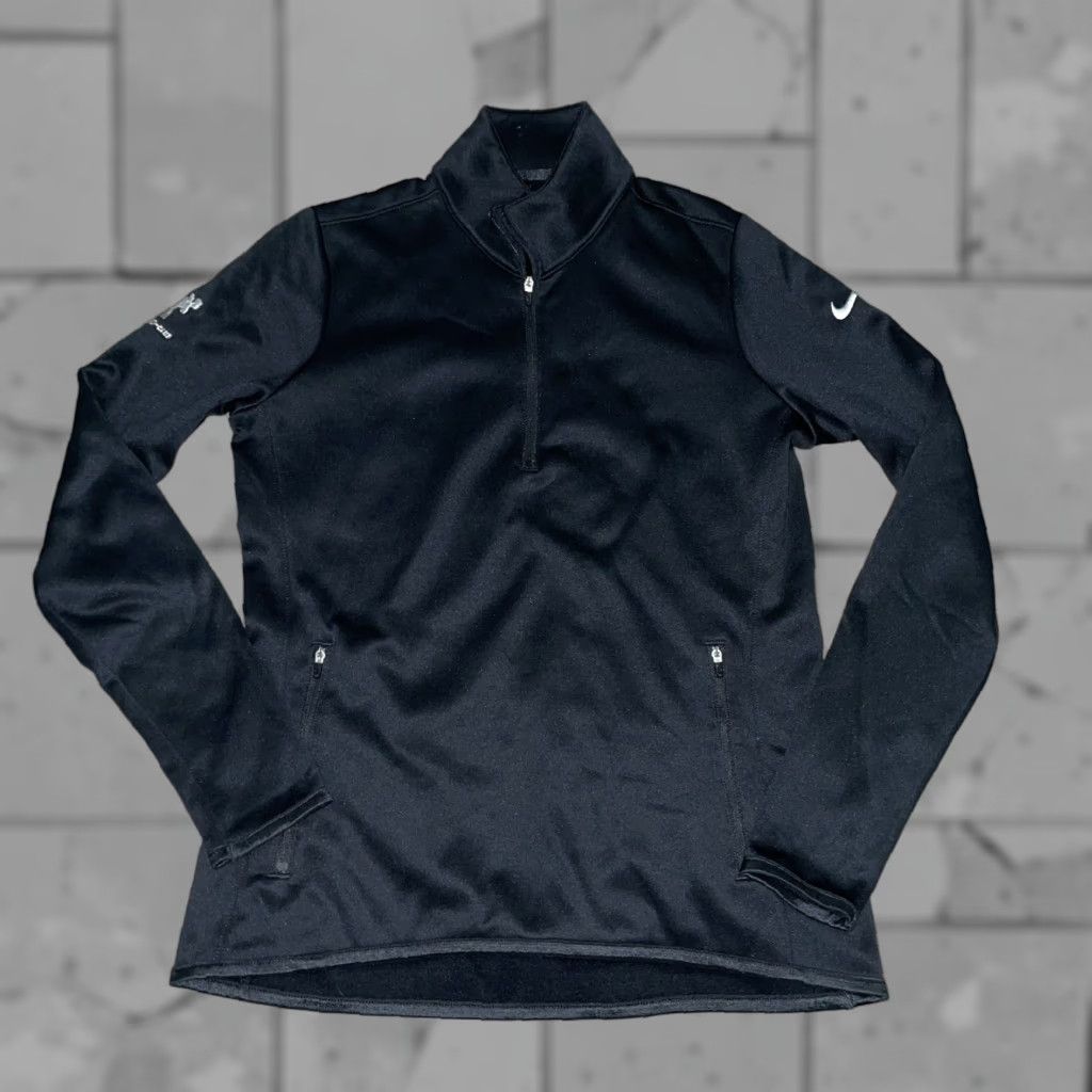 Nike VINTAGE Nike Golf Half Zip Pullover Shirt Men M Black Nike Golf 90s Mens Size US M / EU 48-50 / 2 - 1 Thumbnail