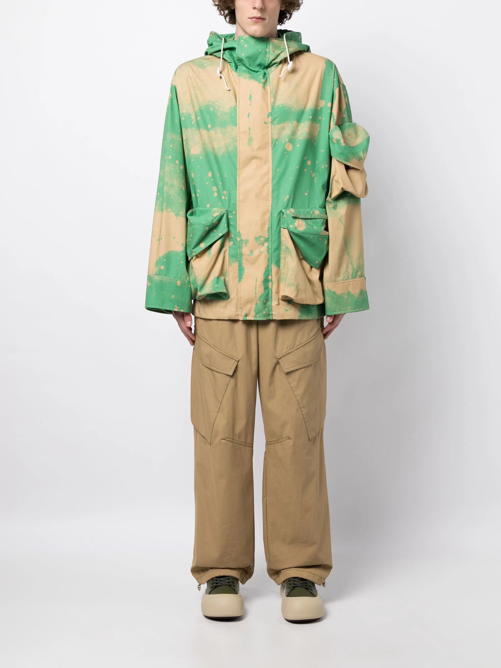 OAMC o1y0225 Hooded Jacket in Green/Khaki Size US L / EU 52-54 / 3 - 5 Thumbnail