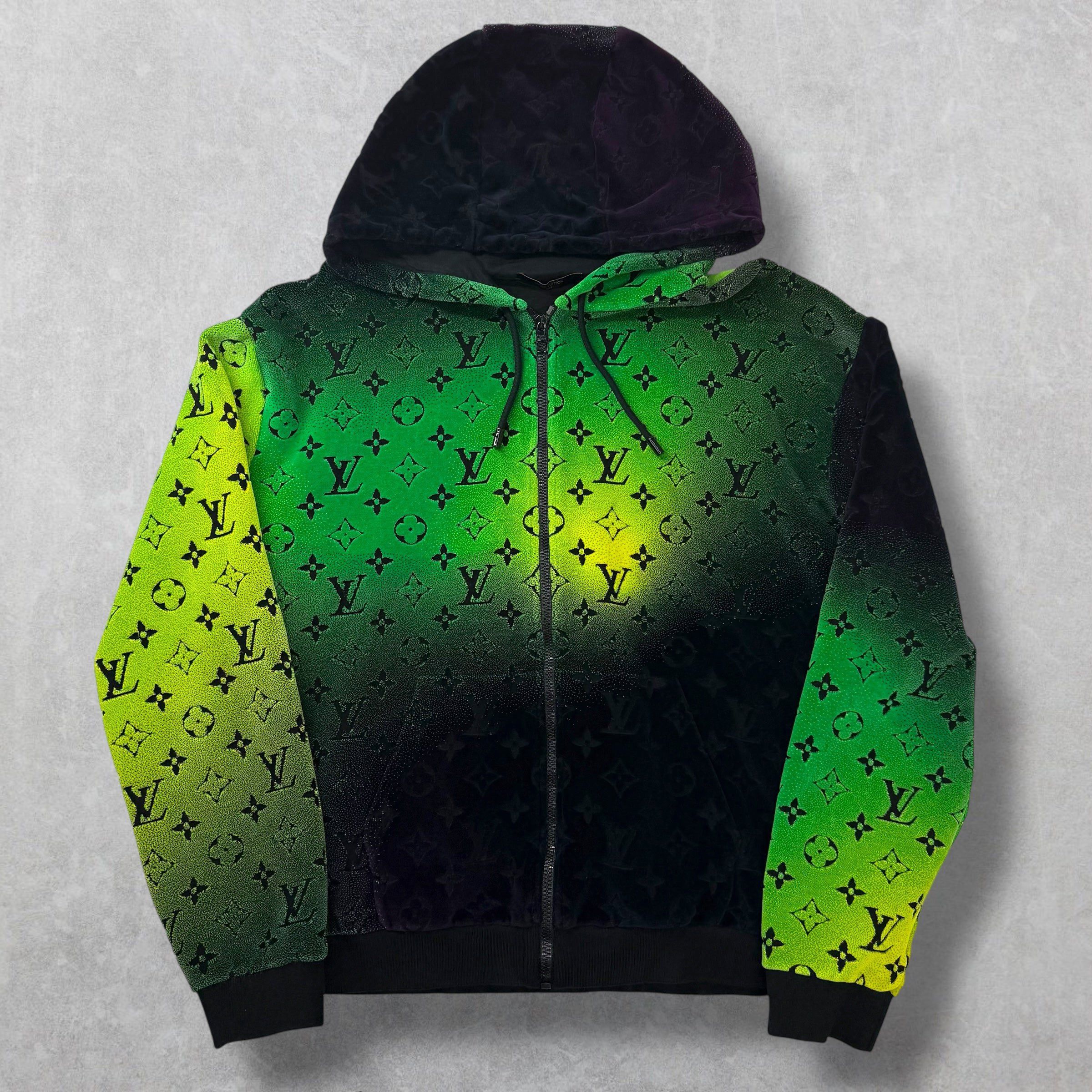 Louis Vuitton Louis Vuitton Monogram Zipped Velvet Hoodie 4L (XXL) Size US XXL / EU 58 / 5 - 1 Thumbnail