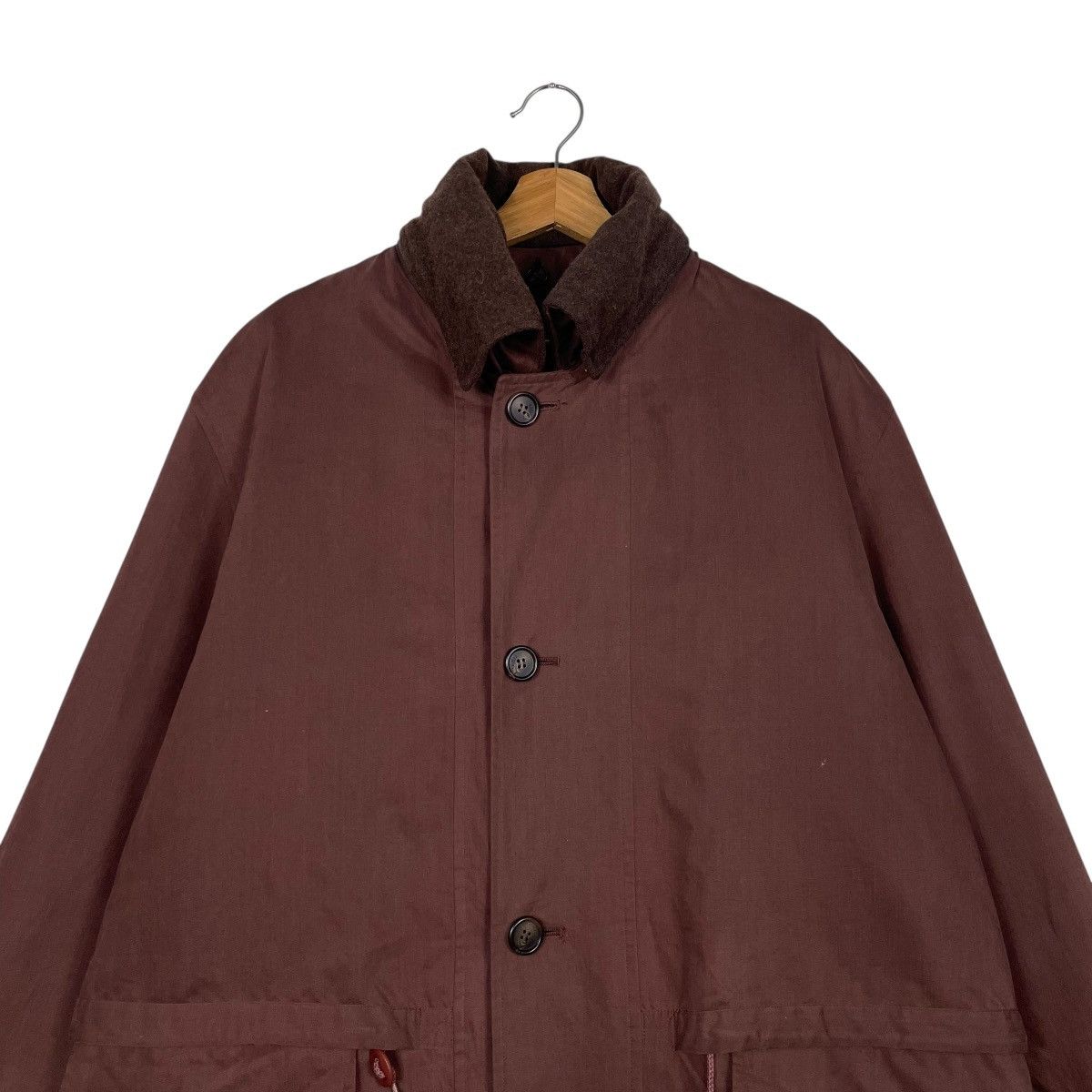 Allegri Allegri Brown Overcoat Size US L / EU 52-54 / 3 - 2 Thumbnail