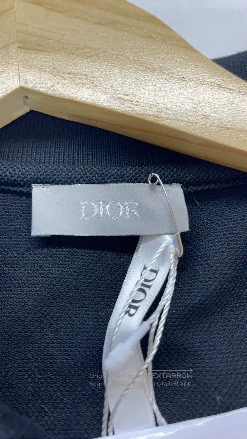 Dior Dior Black embroidered little bee short-sleeved T-shirt Size US S / EU 44-46 / 1 - 3 Thumbnail