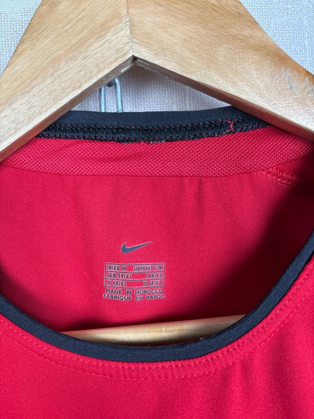 Nike Vintage Manchester United 2002-2004 Home Shirt Long Sleeve Size US M / EU 48-50 / 2 - 7 Thumbnail