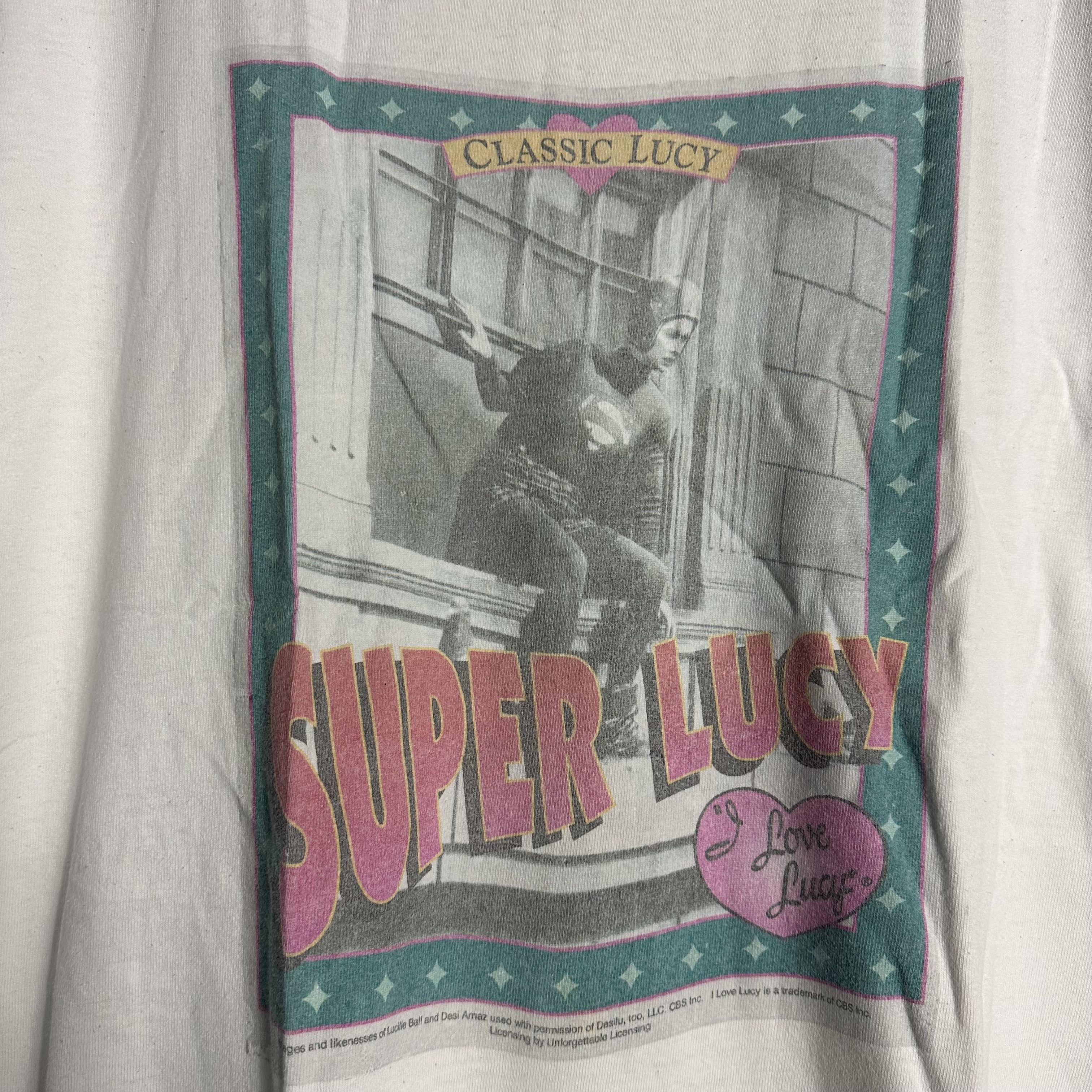 Vintage 🔥RARE🔥Vintage Super Lucy I Love Lucy TV Series Promo Shirt Size US XL / EU 56 / 4 - 3 Thumbnail