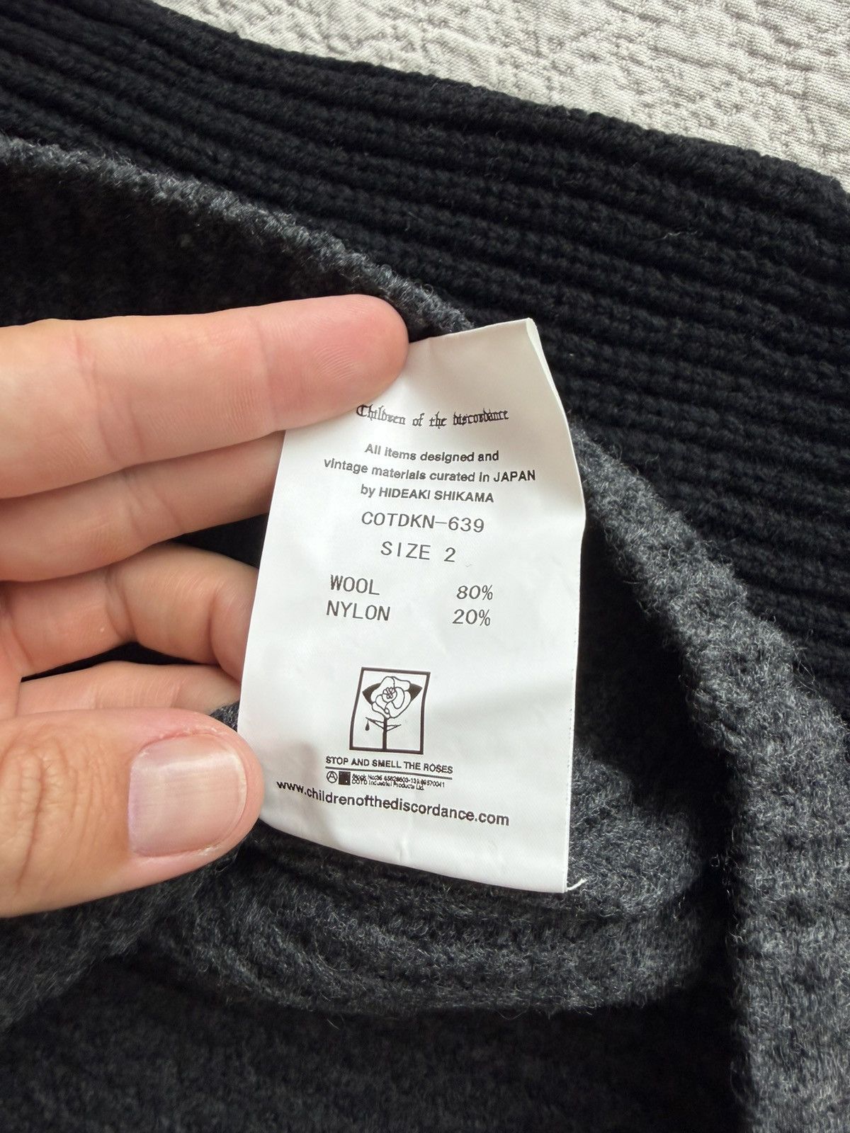 Children of the discordance AW21 Oversized Changeover High Neck Knit Sweater Size US M / EU 48-50 / 2 - 5 Thumbnail