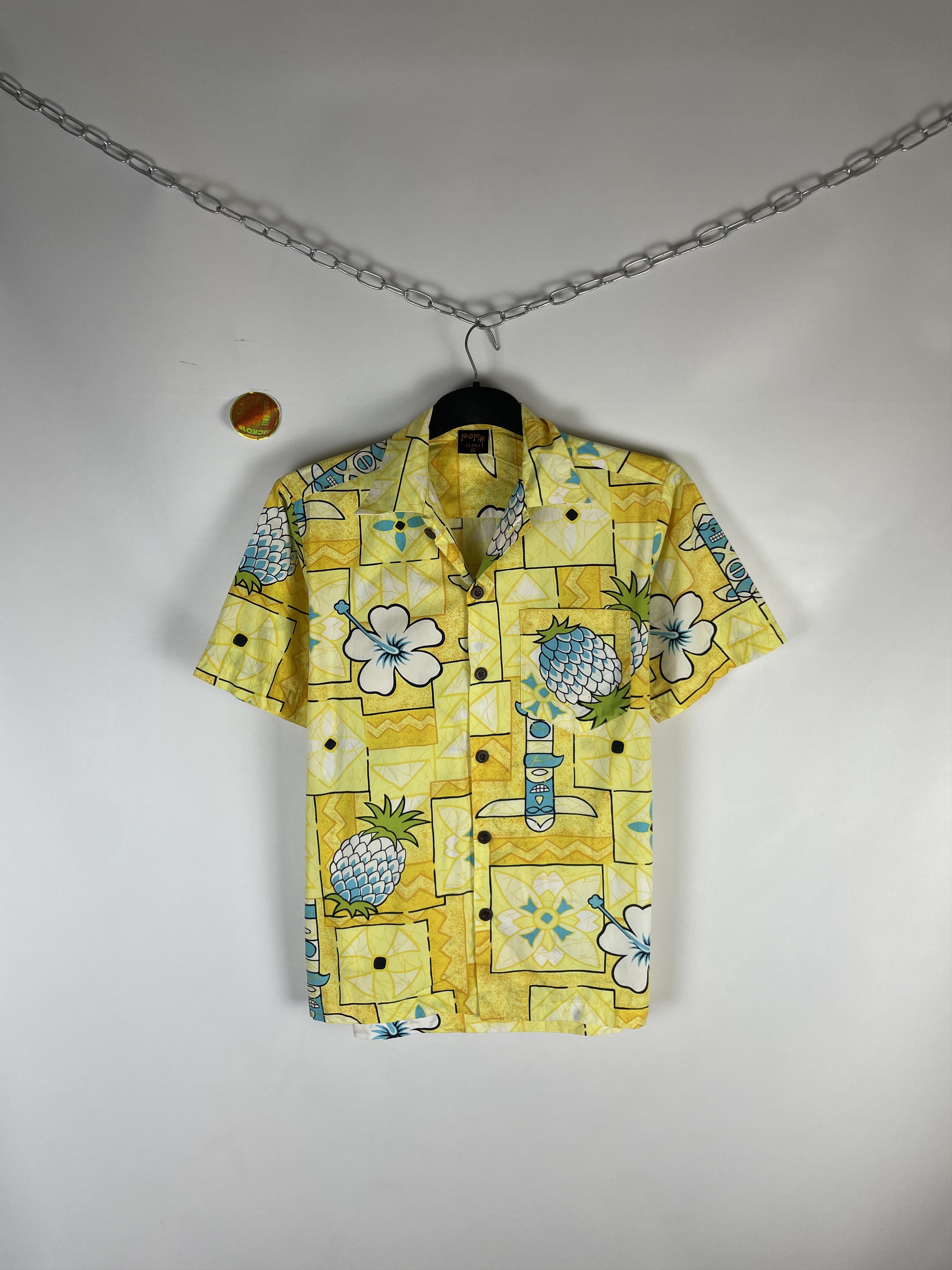 Vintage Vintage Crazy Aloha Hawaiian Shirt Size US M / EU 48-50 / 2 - 1 Thumbnail