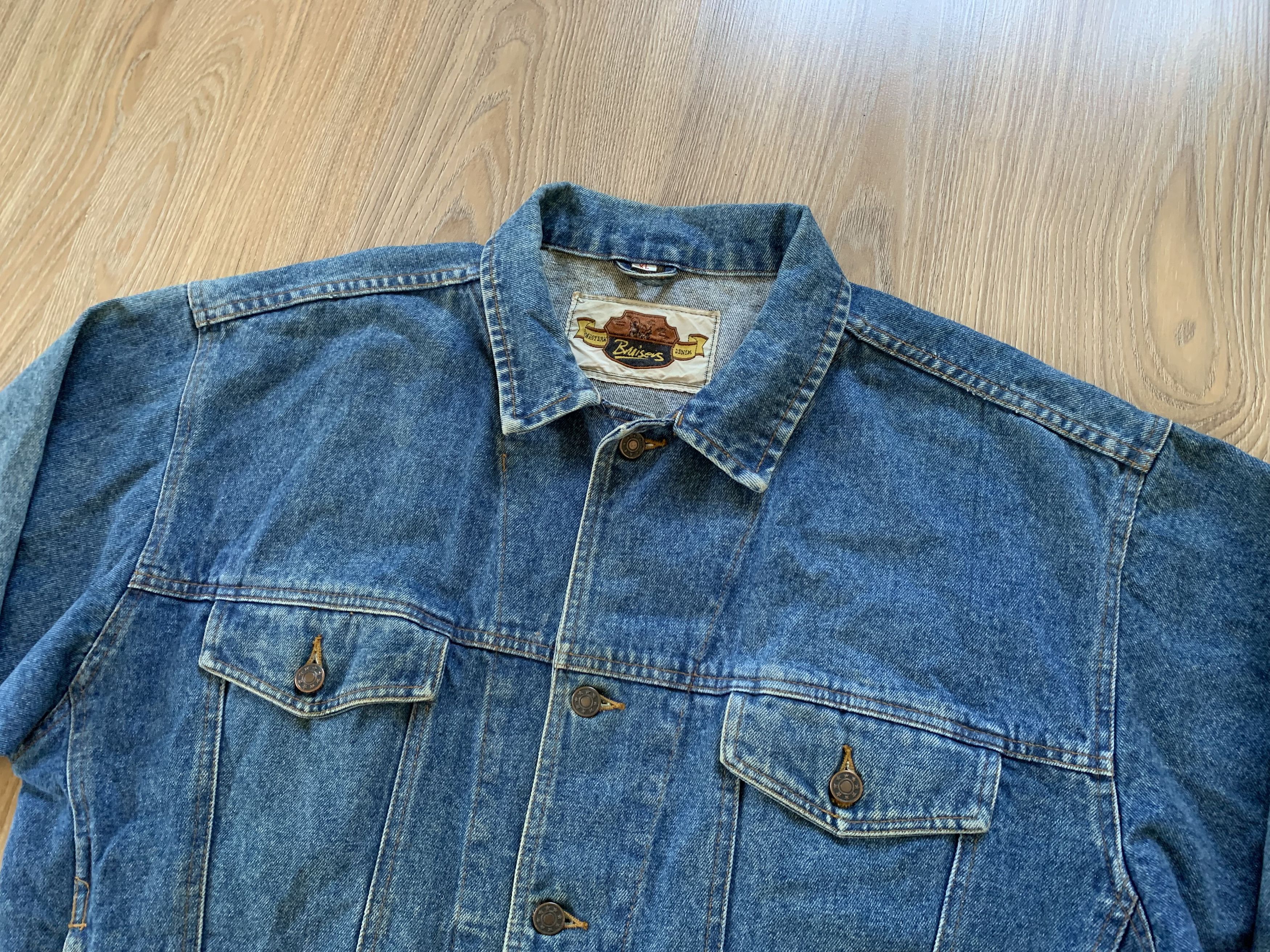 Vintage Vintage Buisers Western Denim Jacket 80s Size US XL / EU 56 / 4 - 4 Thumbnail