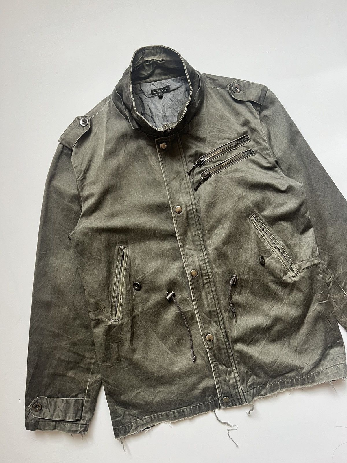 Japanese Brand Thrashed Japanese Authentic Bondage Gothic Jacket Size US L / EU 52-54 / 3 - 2 Thumbnail