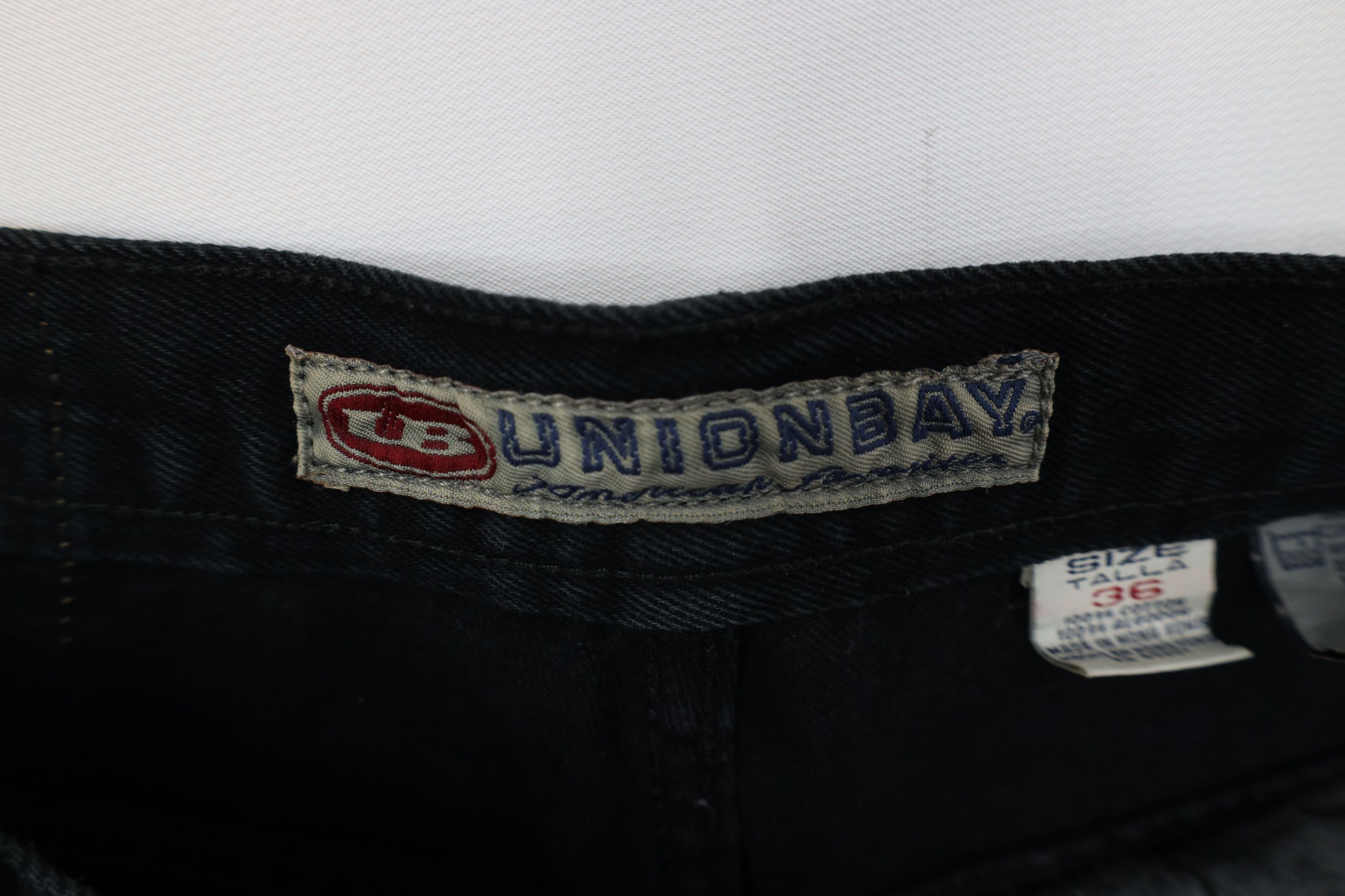 UNIONBAY Vintage 90s Unionbay Surfing Skateboard Dungaree Shorts Size US 36 / EU 52 - 8 Thumbnail