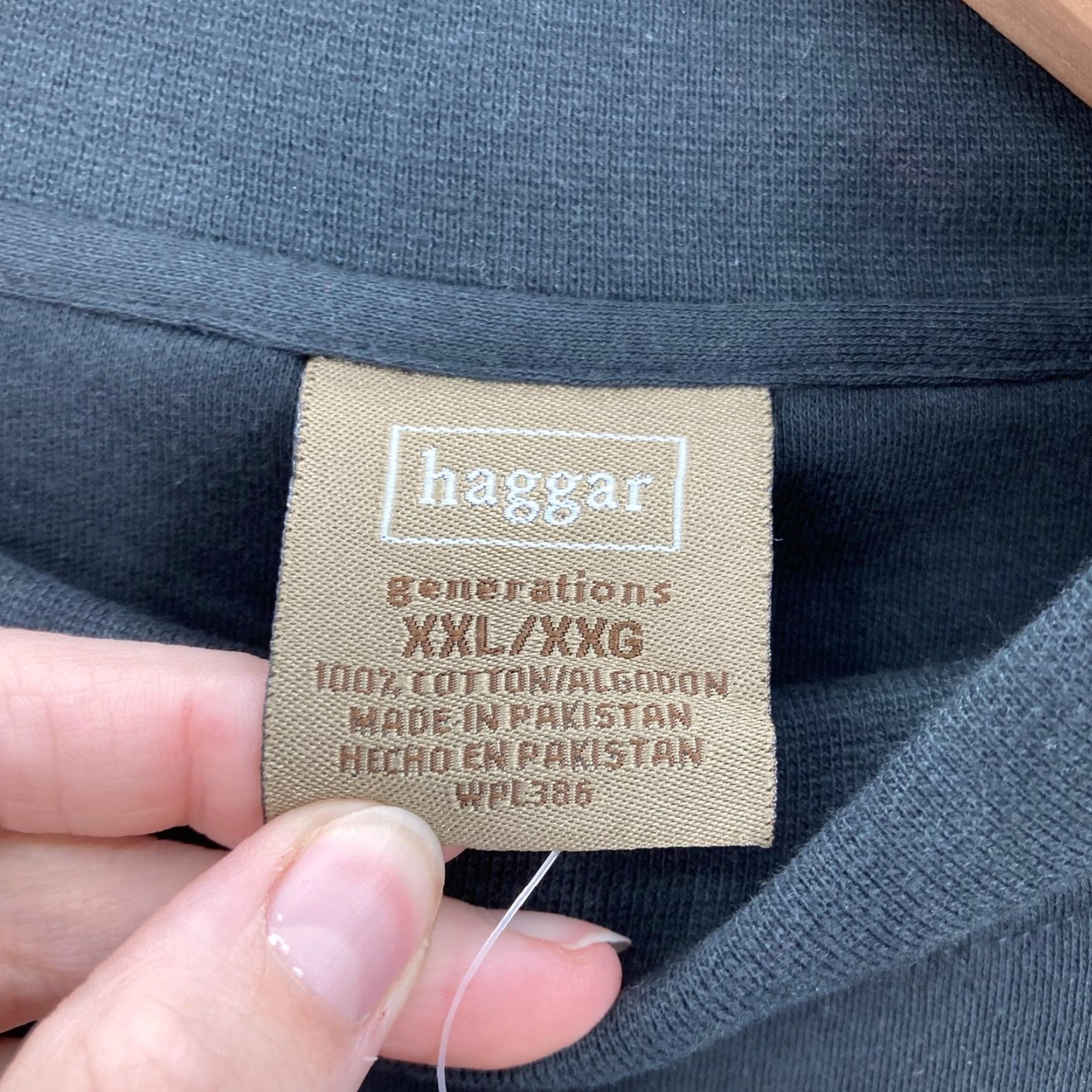 Haggar Haggar Generations Shirt Mens 2XL Black Mock Neck Long Sleeve 100% Cotton NWT Size US XXL / EU 58 / 5 - 5 Thumbnail