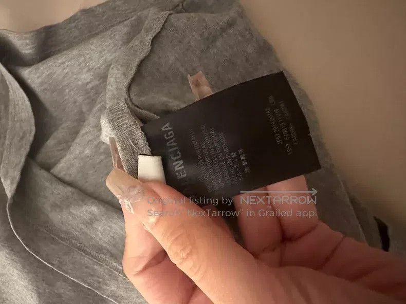 Balenciaga Balenciaga Grey button-down short-sleeve T-shirt Size US XS / EU 42 / 0 - 4 Thumbnail