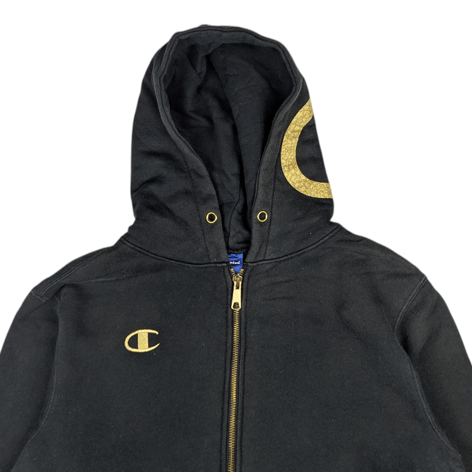 Champion CHAMPION Big Spell Out Logo Zipper Hoodie Hip Hop Size S / US 4 / IT 40 - 6 Thumbnail
