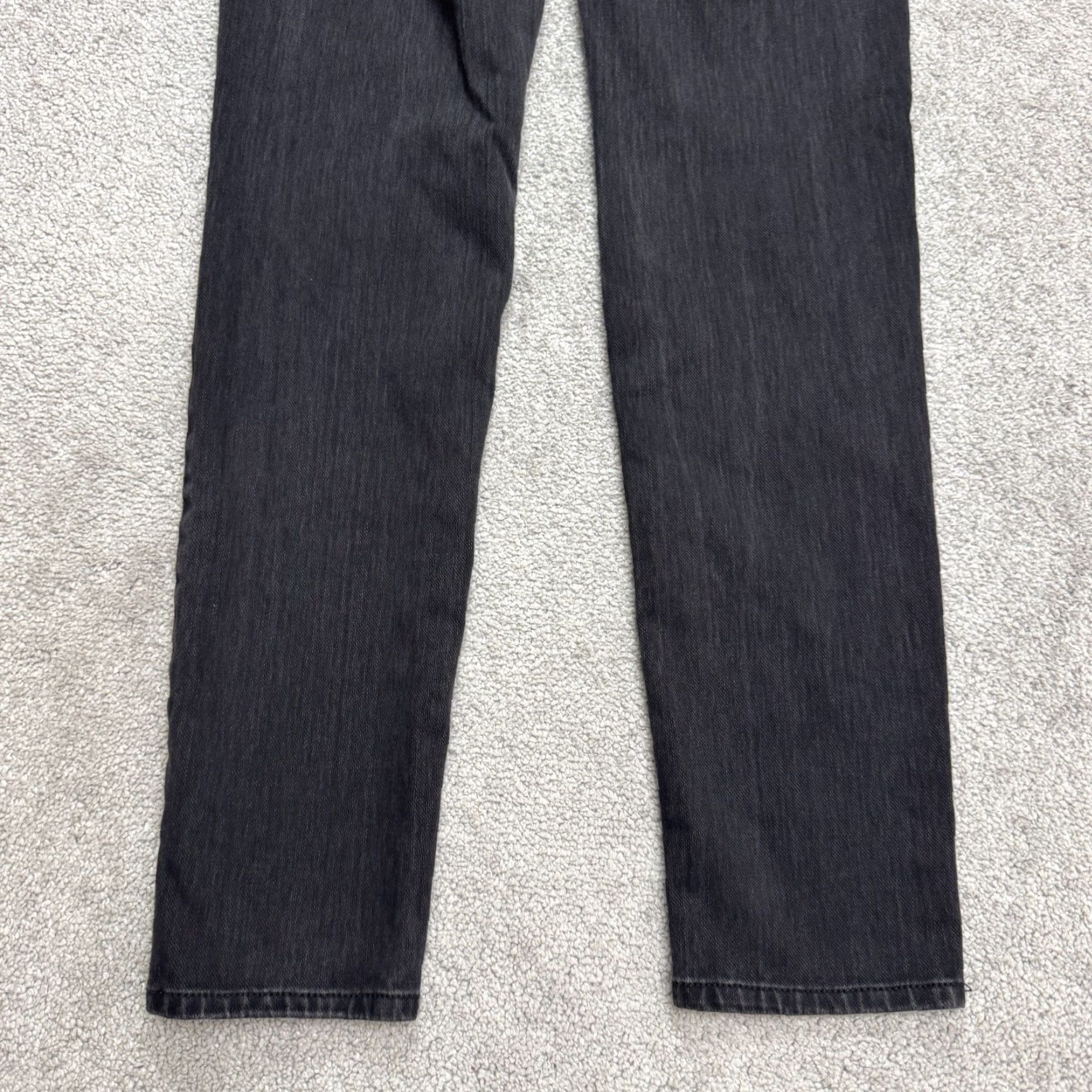 J.McLaughlin J.McLaughlin Jeans Womens 6 Washed Black Mid Rise Slim Straight Denim Casual Size 28" / US 6 / IT 42 - 4 Thumbnail