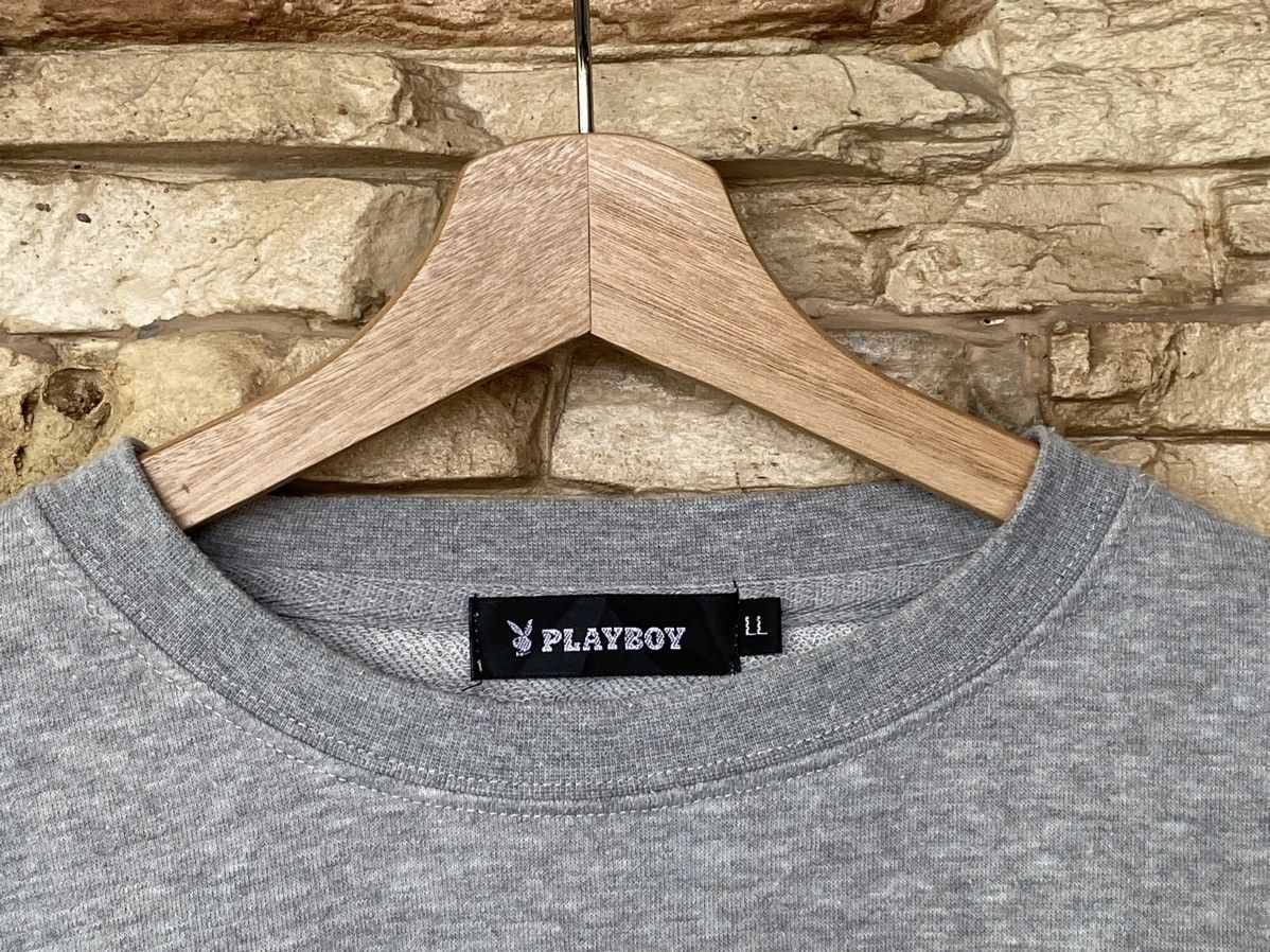 Playboy Vintage Playboy Backhit Sweatshirt Light Gray Size US L / EU 52-54 / 3 - 7 Thumbnail
