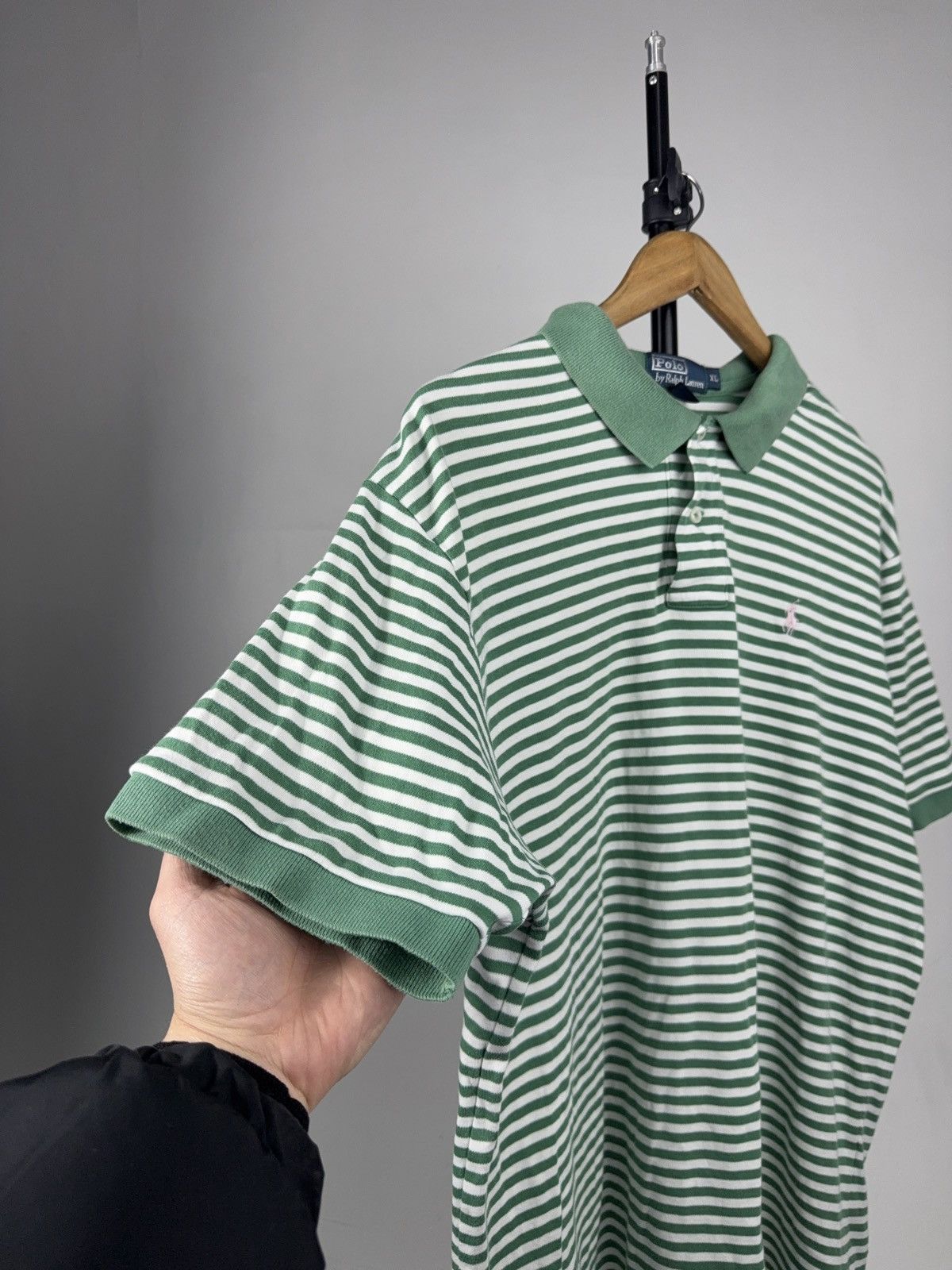 Polo Ralph Lauren Vintage 90s Retro Polo Ralph Lauren Striped Pony Polo Shirt Size US XL / EU 56 / 4 - 7 Thumbnail