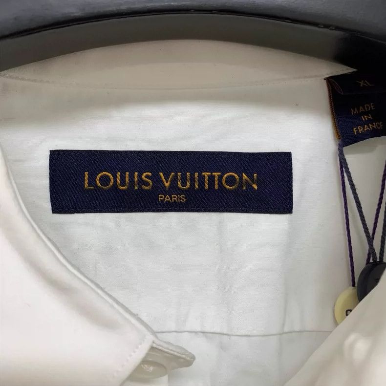 Louis Vuitton LOUIS VUITTON White Short Sleeve shirt Size US XL / EU 56 / 4 - 3 Thumbnail