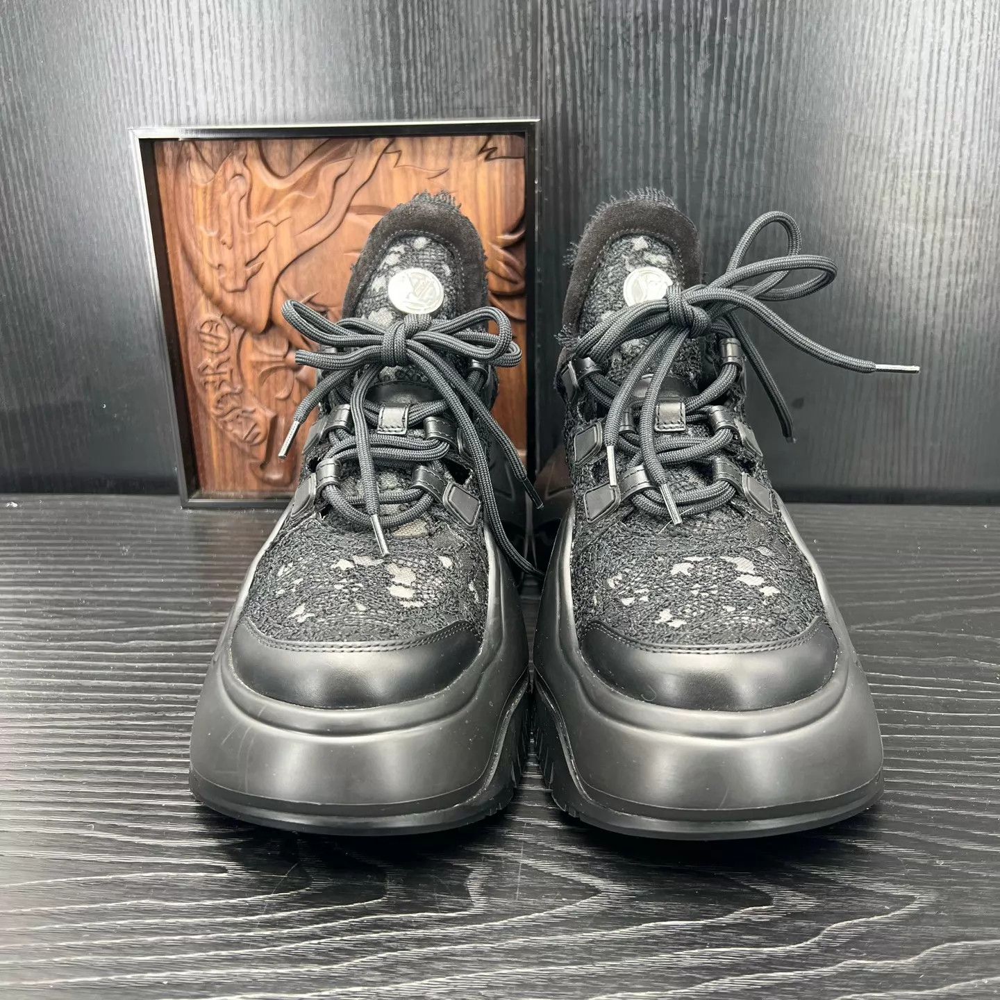 Louis Vuitton LV Archlight 2.0 Black Lace 39 99 new Size US 8.5 / IT 38.5 - 5 Thumbnail