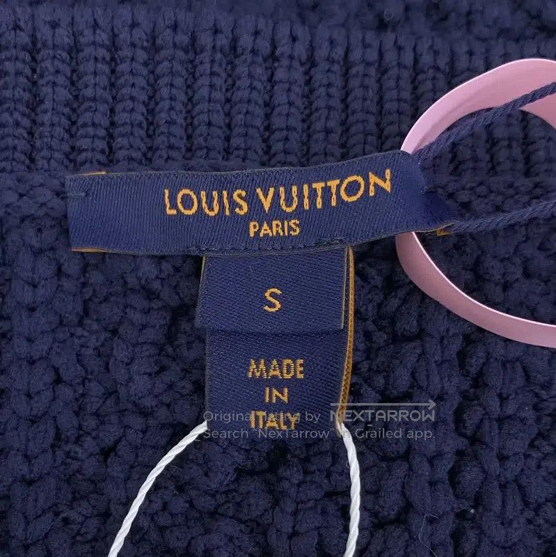 Louis Vuitton Louis Vuitton Women's Blue Cropped Cardigan . Size XS / US 0-2 / IT 36-38 - 6 Thumbnail
