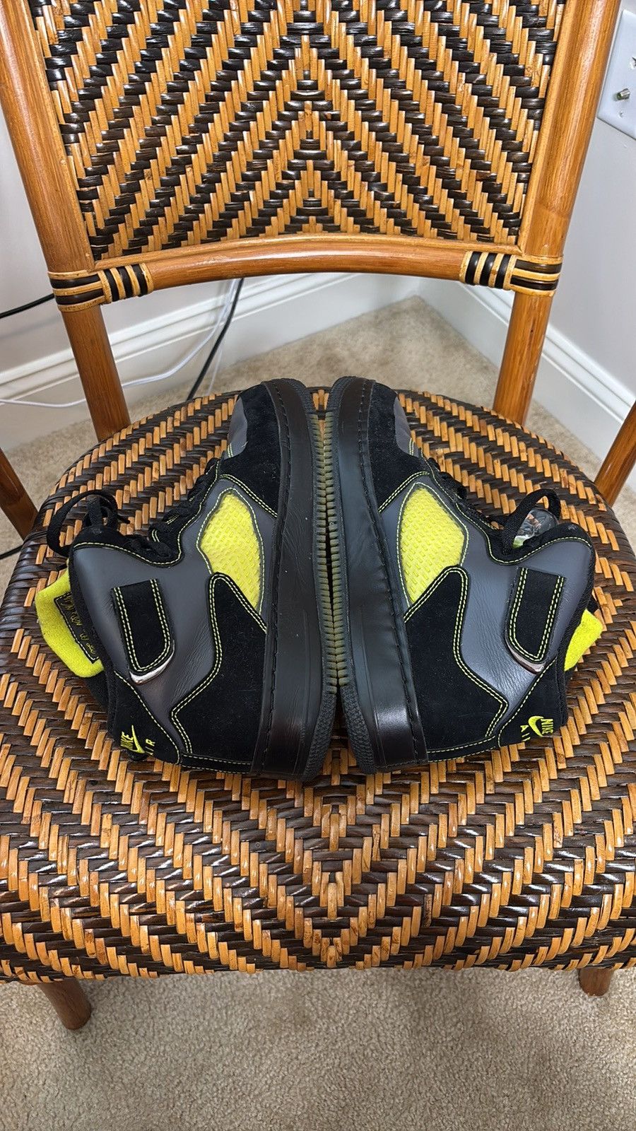 Jordan Brand × Nike Jordan Force Fusion 5 Black Bright Cactus 322882-031 Size US 10 / EU 43 - 5 Thumbnail