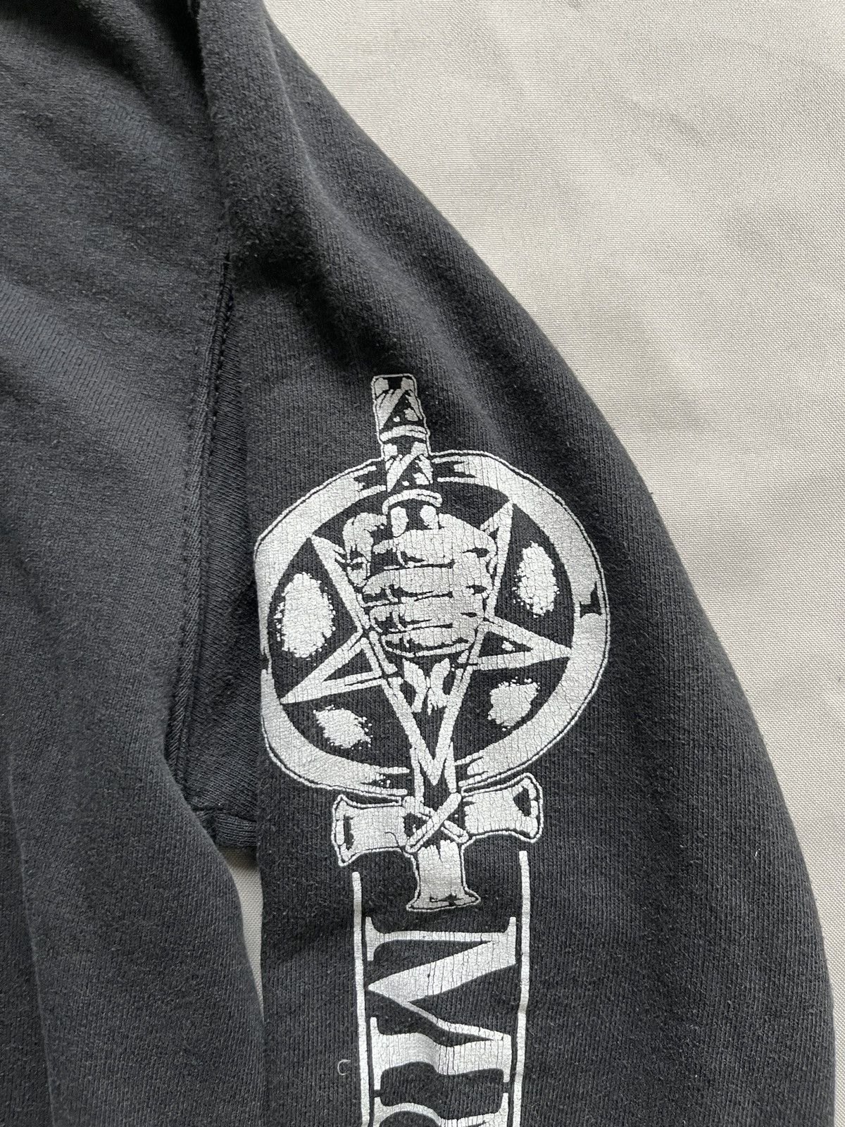 Band Tees Dimmu Borgir Stormblast Vintage Faded Hoodie Size US M / EU 48-50 / 2 - 7 Thumbnail