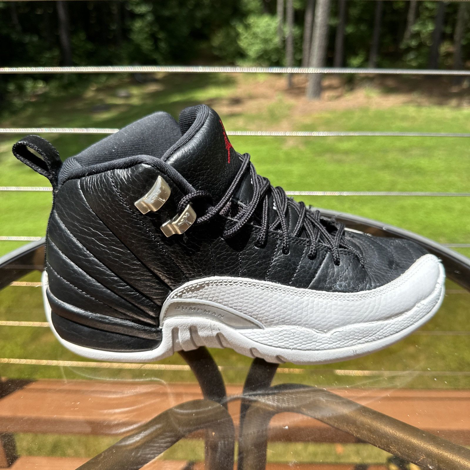 Jordan Brand Nike Air Jordan 12 Retro Playoffs 153265-006 GS Sz 6y Size US 6 / EU 39 - 10 Thumbnail