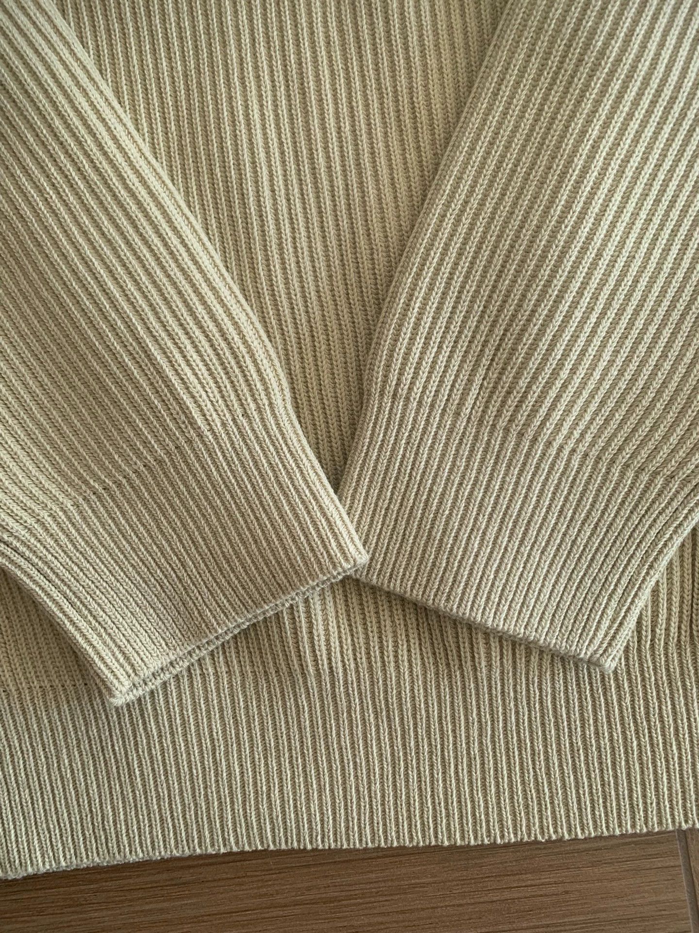 Auralee AURALEE 24AW Super Fine Wool Rib Knit P/O Sz 5 Size XXL / US 16-18 / IT 52-54 - 3 Thumbnail