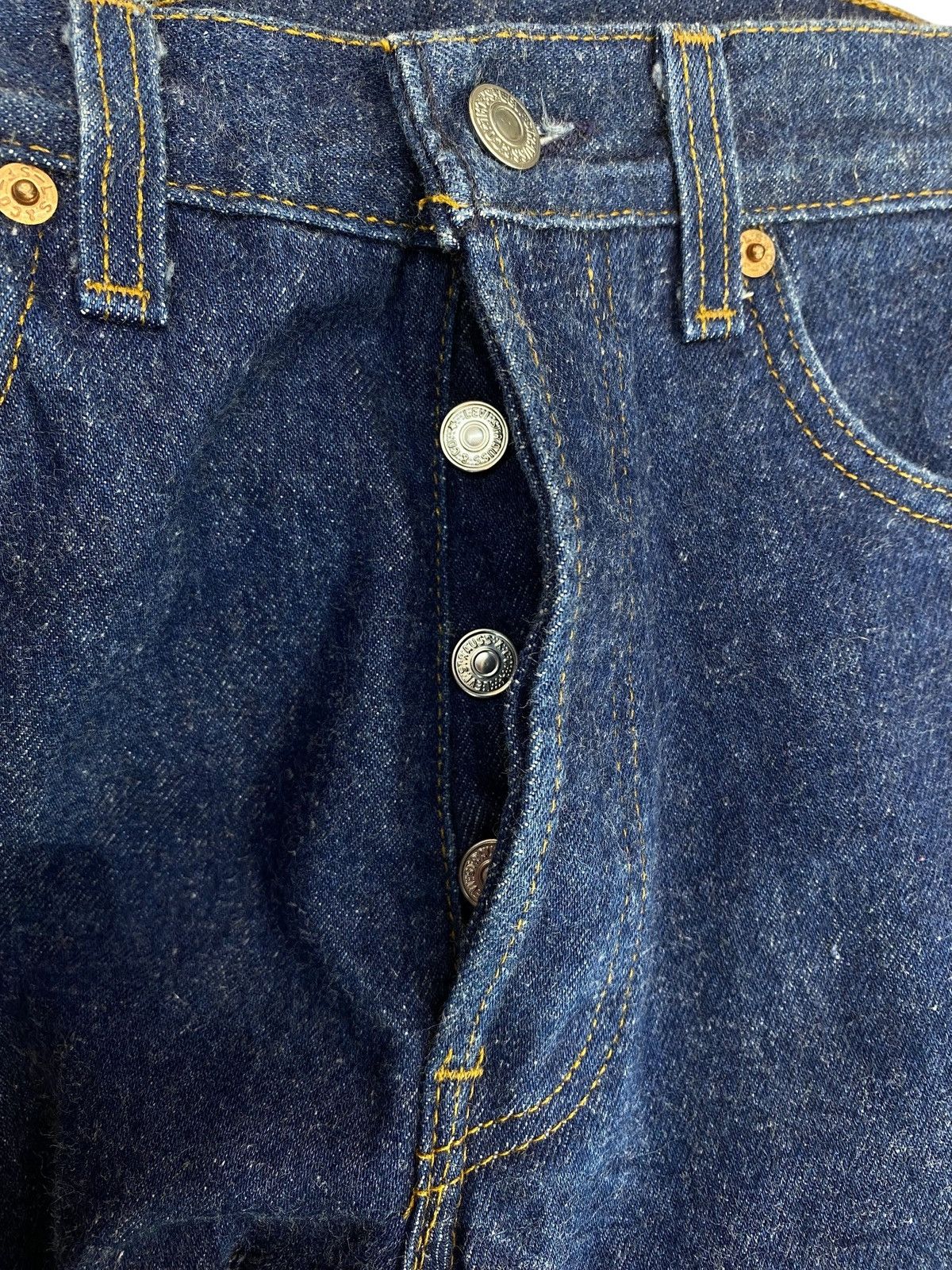 Levi's Levi’s Vintage Dark Blue Wash Style Straight Cut Jeans Size US 26 / EU 42 - 10 Thumbnail
