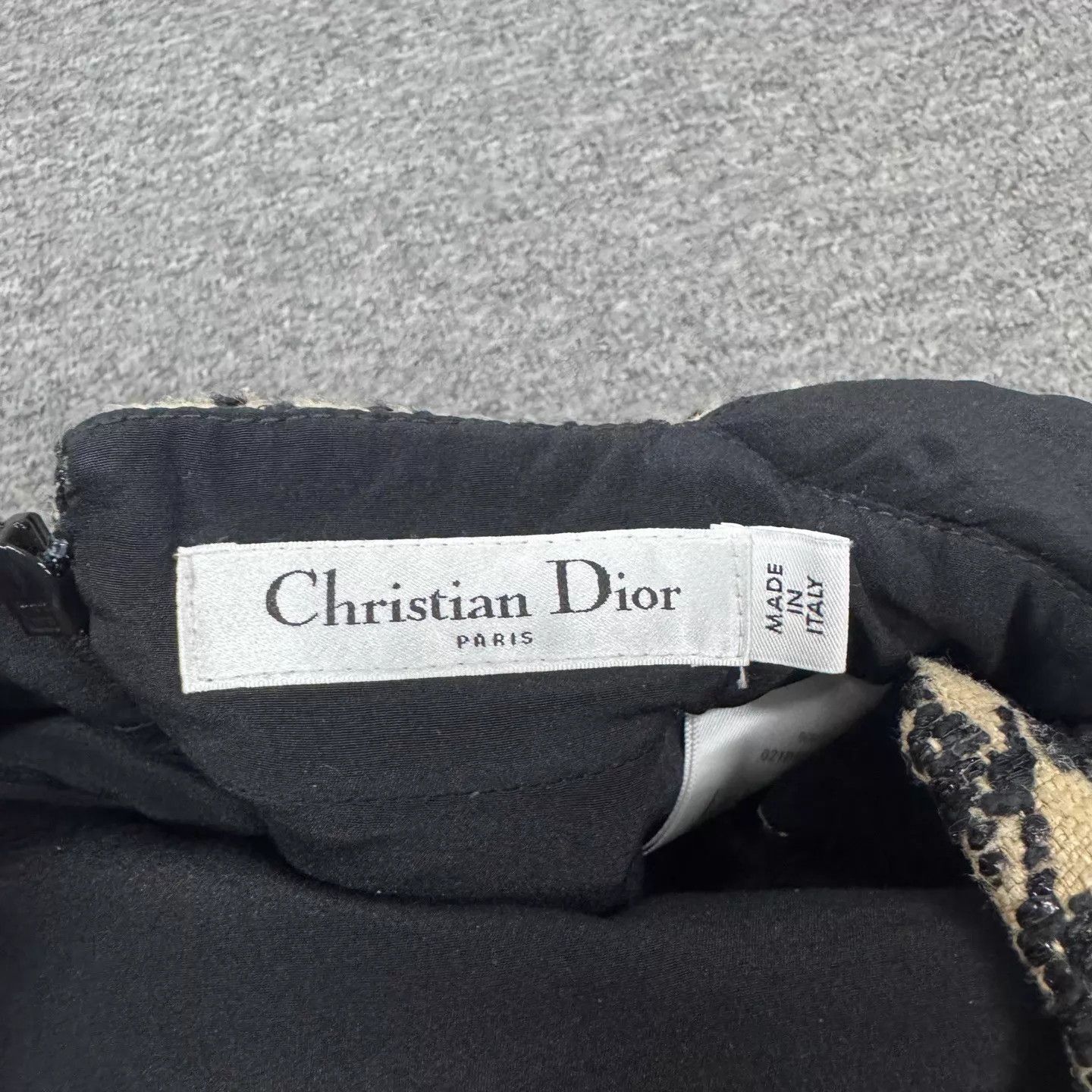 Dior Dior Prince of Wales Crisscross A-Line Tweed Dress Size XS / US 0-2 / IT 36-38 - 6 Thumbnail