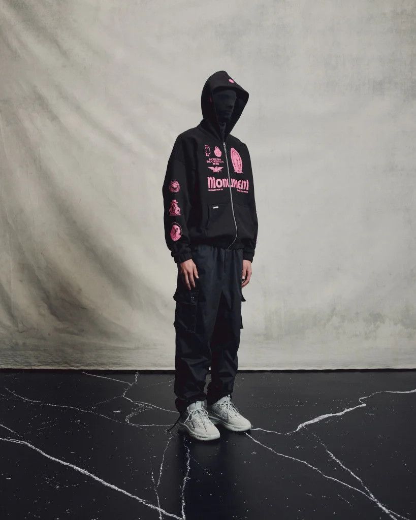 Peso Peso Monument Zip Hoodie Oversized Men's L Black Size US L / EU 52-54 / 3 - 3 Thumbnail