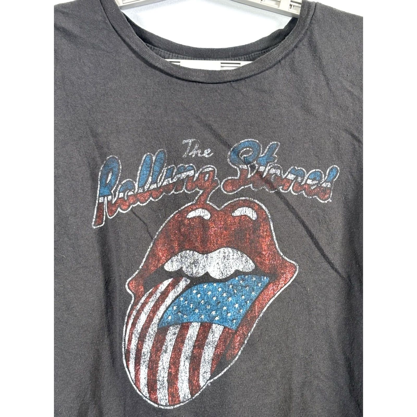 Vintage VINTAGE The Rolling Stones Shirt Women’s Cropped Tank Top Sleeveless Gray 2XL Matte Casual Office Vintage? Size XXL / US 16-18 / IT 52-54 - 2 Thumbnail