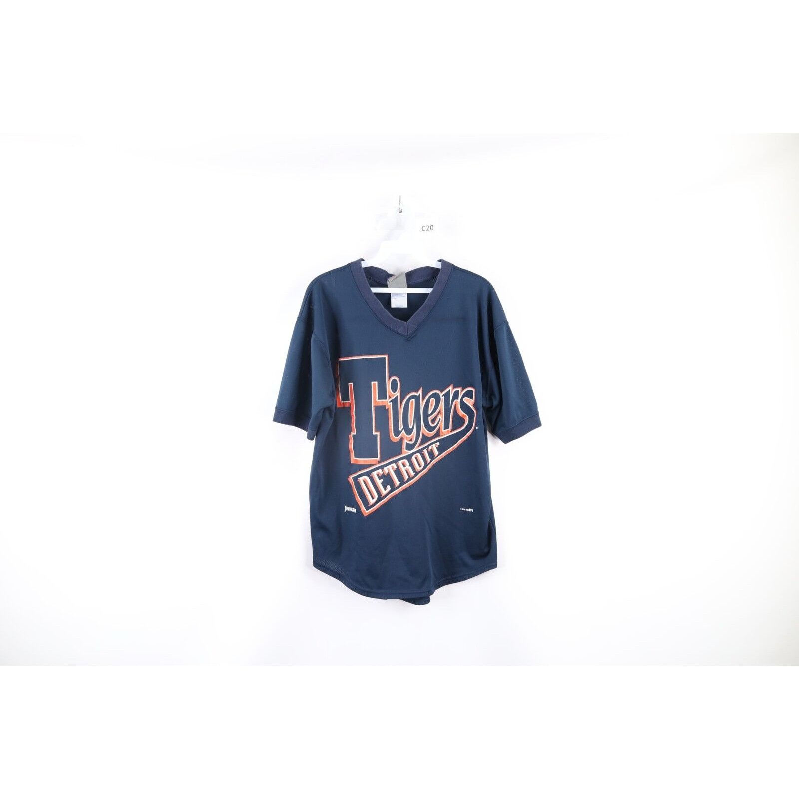 Vintage Vintage 90s Spell Out Detroit Tigers Baseball T-Shirt Size US M / EU 48-50 / 2 - 1 Thumbnail