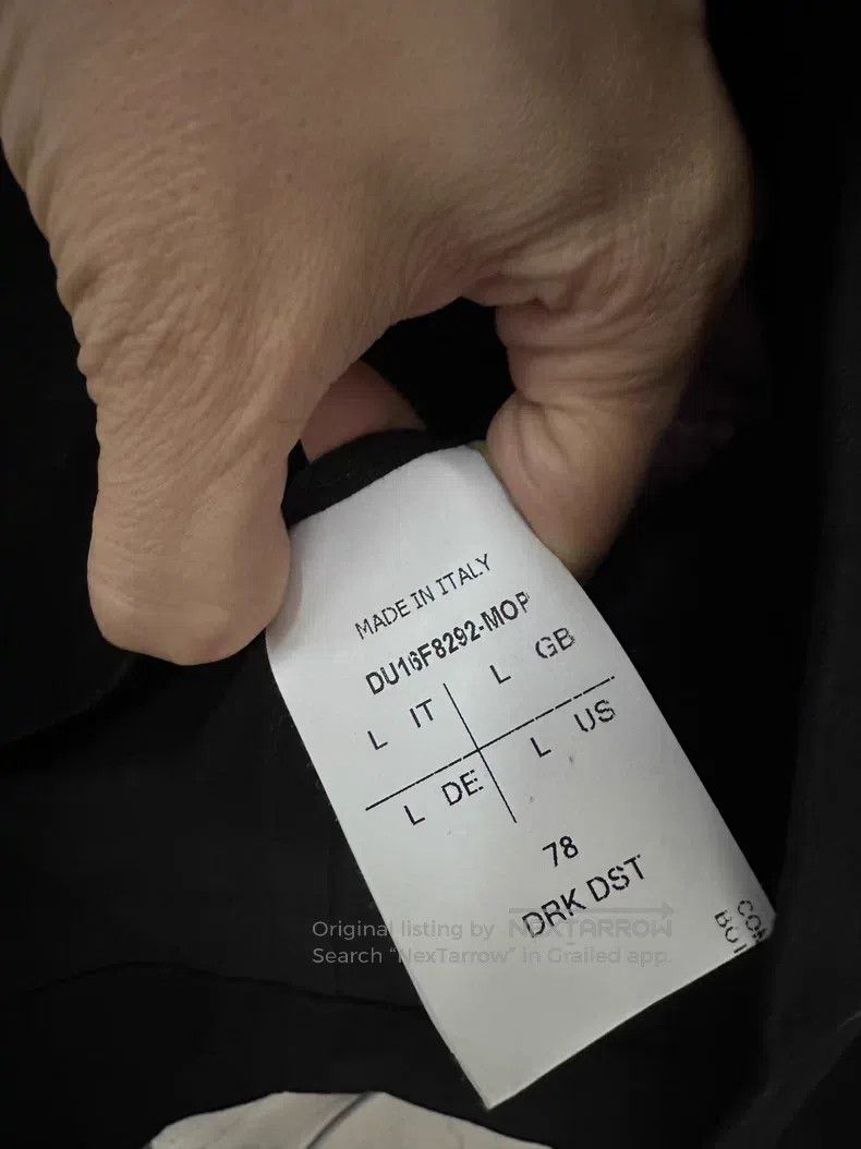 Rick Owens RICK OWENS Crew Neck Long Thick Shirt Size S / US 4 / IT 40 - 5 Thumbnail