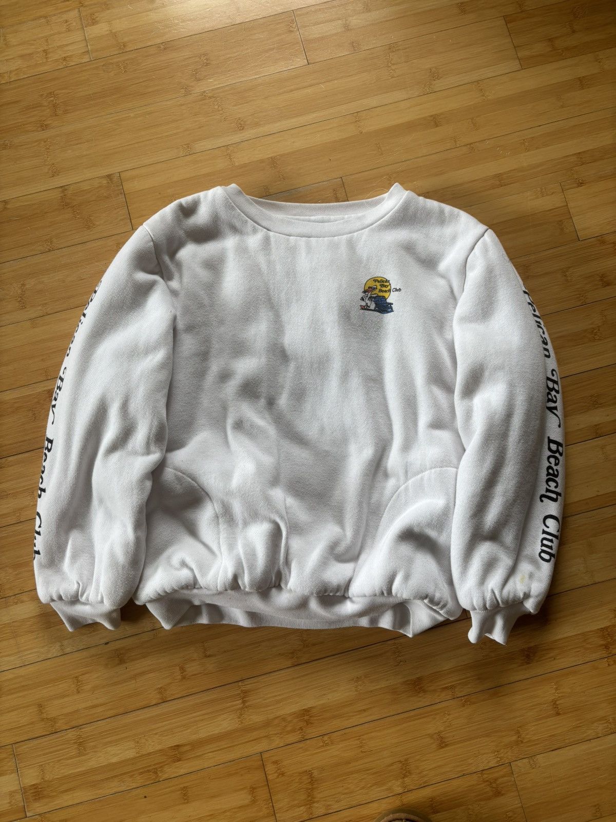 Other Vintage 80s 2-Ply Reversible Pelican Bay Beach Crewneck Size US M / EU 48-50 / 2 - 1 Thumbnail
