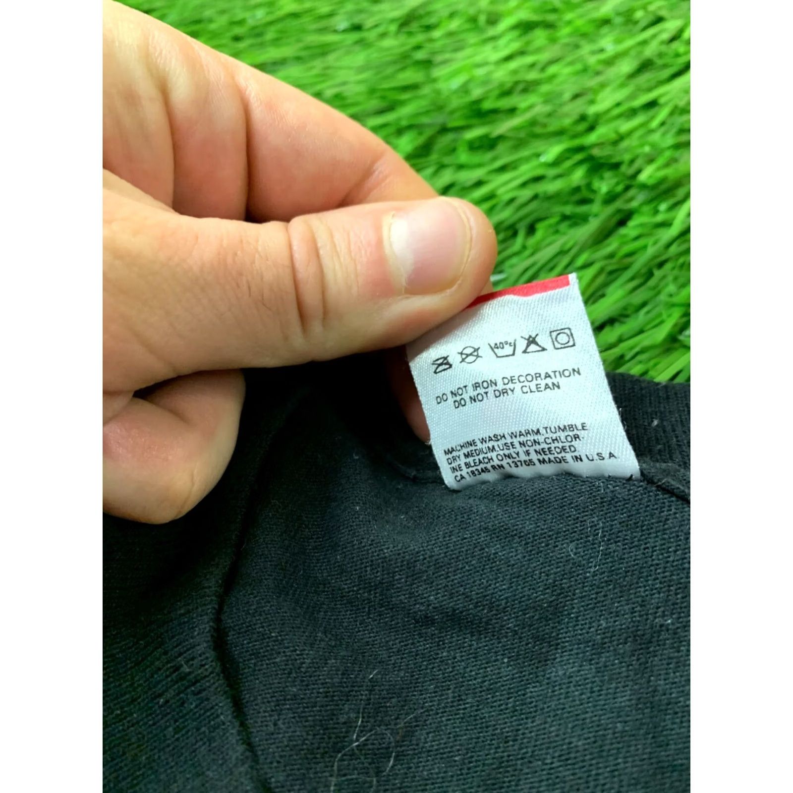 Fruit Of The Loom CURACAO SHIRT JERSEY TEE FRUIT OF THE LOOM ORIGINAL SIZE M MEDIUM BLACK 1991 VINTAGE MEN Shirt Mens Size US M / EU 48-50 / 2 - 6 Thumbnail