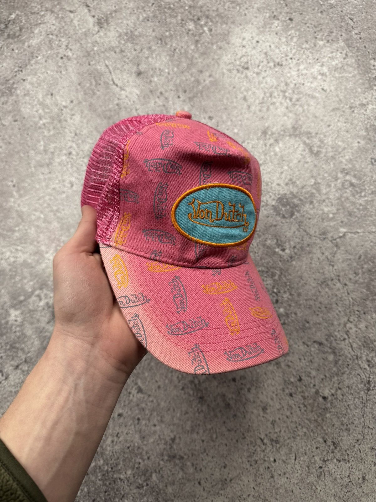 Von Dutch VINTAGE VON DUTCH Y2K PINK FADED RARE CAP 2000s JAPANESSE Size ONE SIZE - 2 Thumbnail