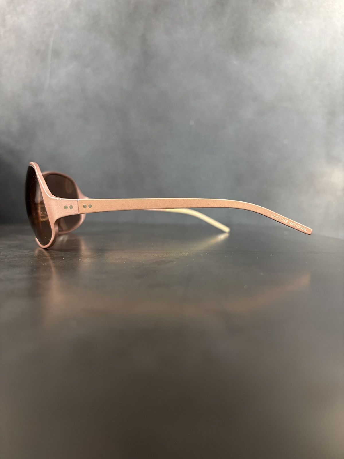 Costume National Vintage Costume National Sunglasses Y2K 2000s Bug Eye Metal Size ONE SIZE - 6 Thumbnail