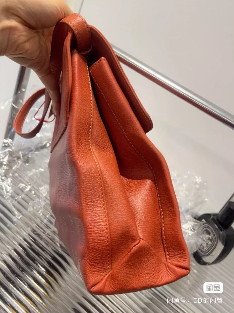Loewe loewe Small orange snake bone tote 2503-Nextarrow Size ONE SIZE - 3 Thumbnail