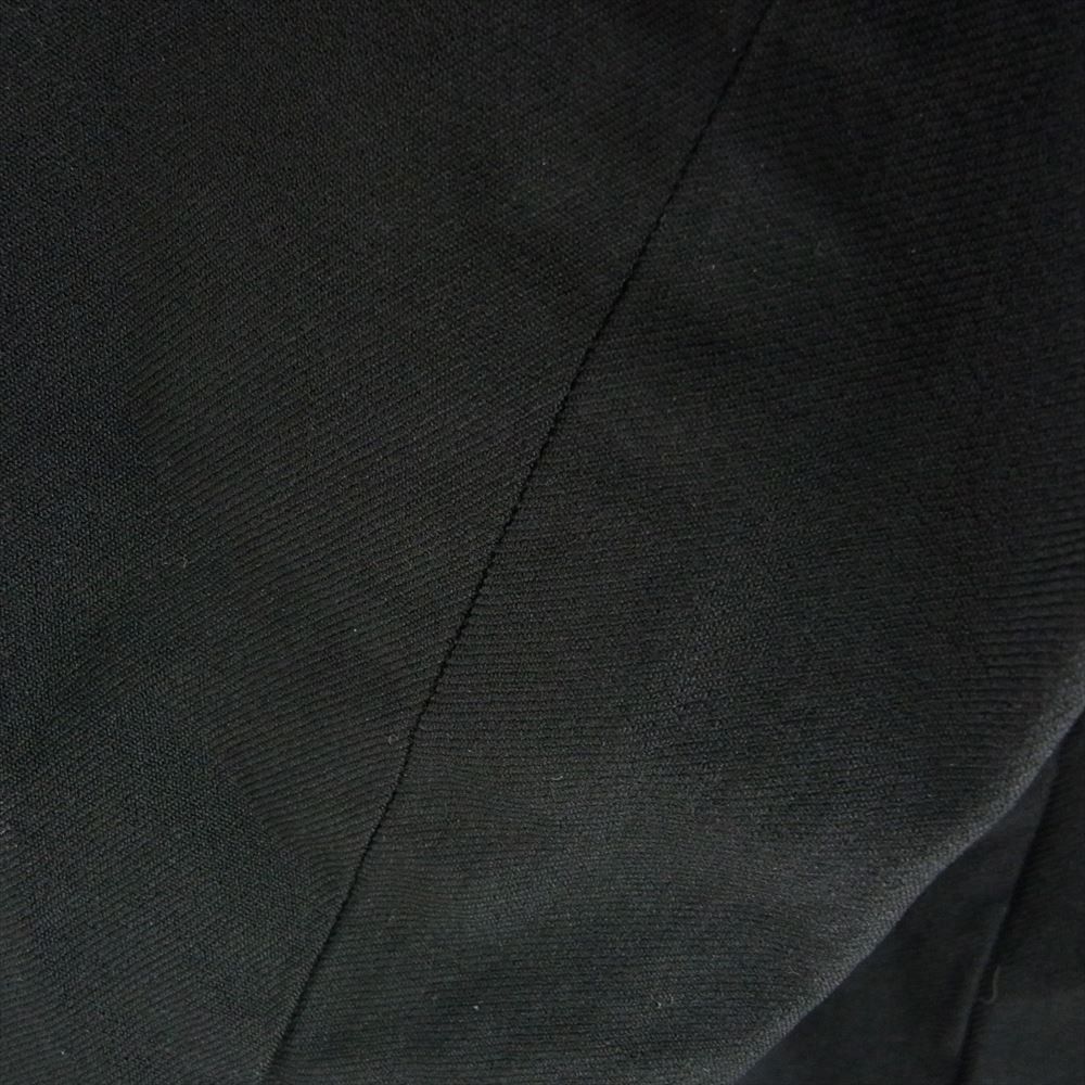 Comme des Garcons Black Jacket Poly Shrink Round Collar Plain Button Up Black Size US M / EU 48-50 / 2 - 5 Thumbnail