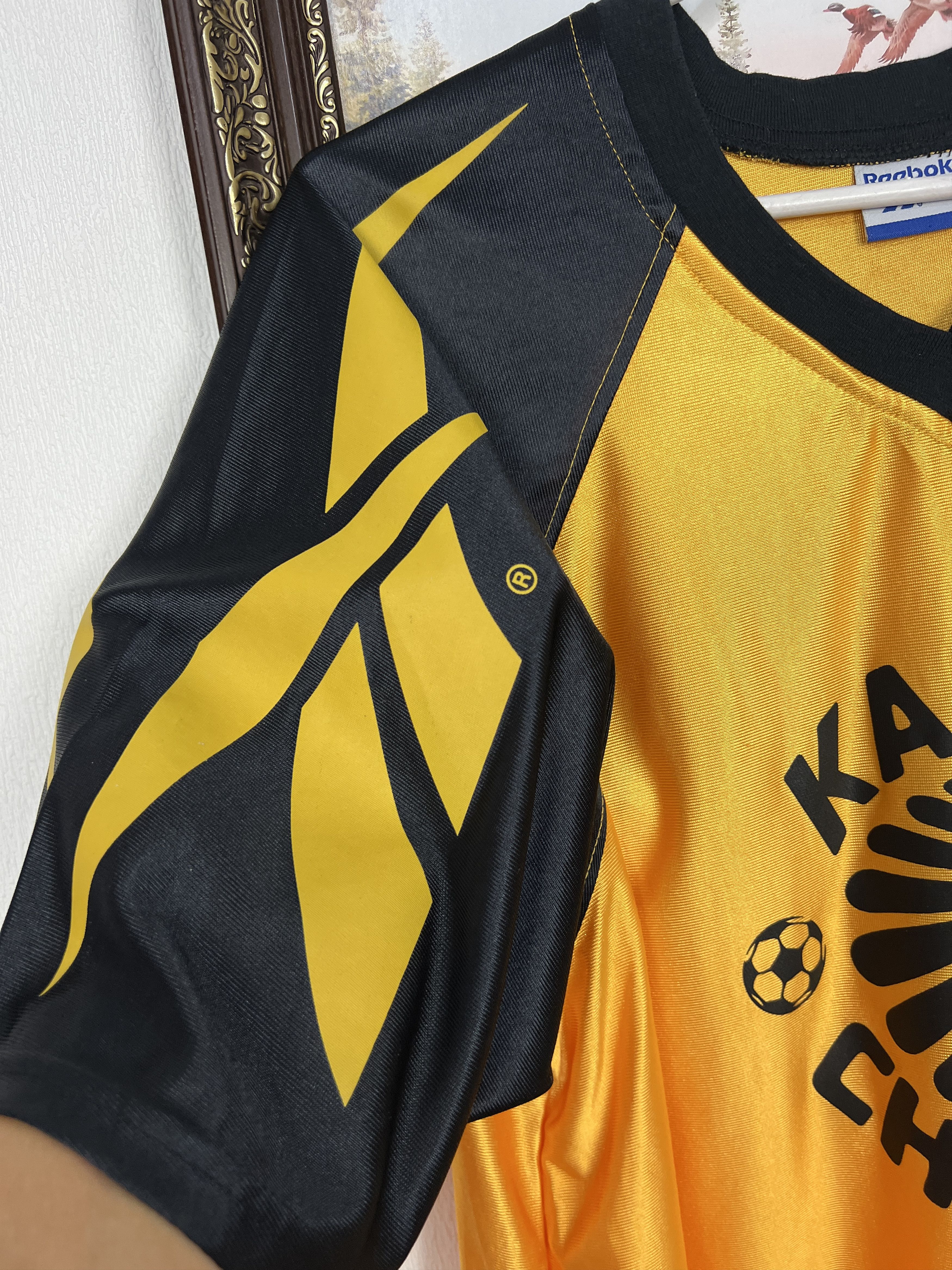 Reebok Vintage 90's Reebok Kaizer Chiefs Football Train Shirt Size US L / EU 52-54 / 3 - 7 Thumbnail