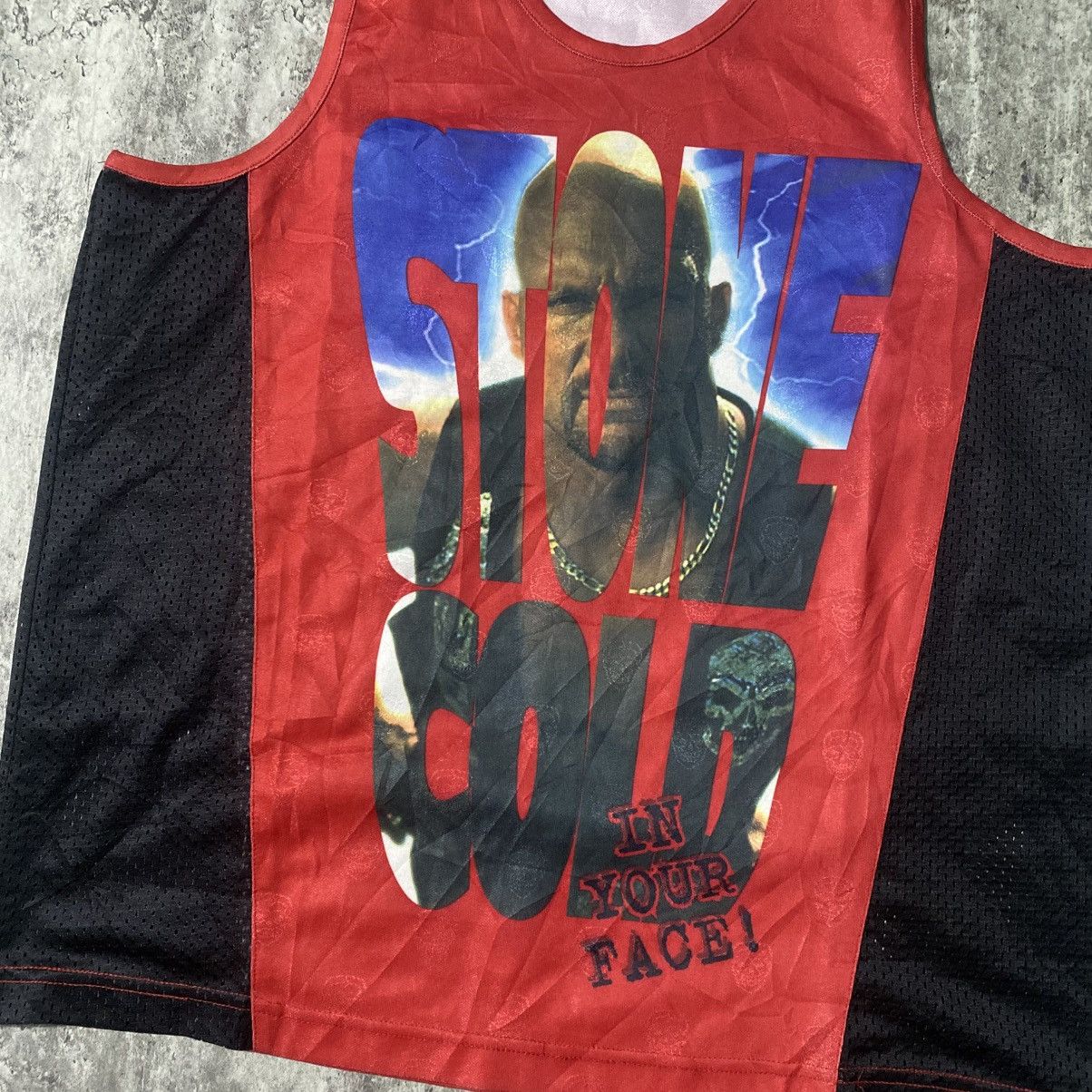 WWE Vintage Stone Cold Steve Austin Jersey Basketball Shirt Size US M / EU 48-50 / 2 - 2 Thumbnail