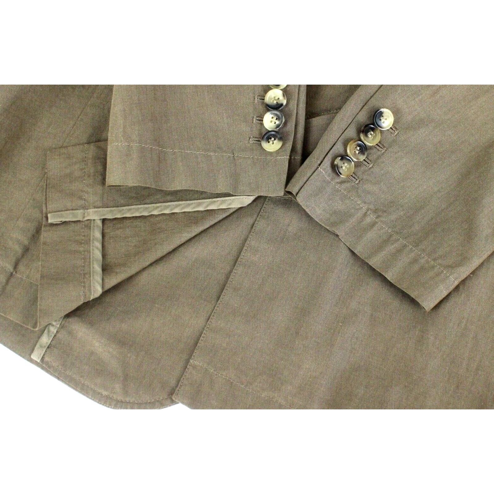 Hugo Boss Hugo Boss Blazer Sahara Storn-W Kaiser Large Brown Mens Thin Shiny Shell Size 42R - 5 Thumbnail