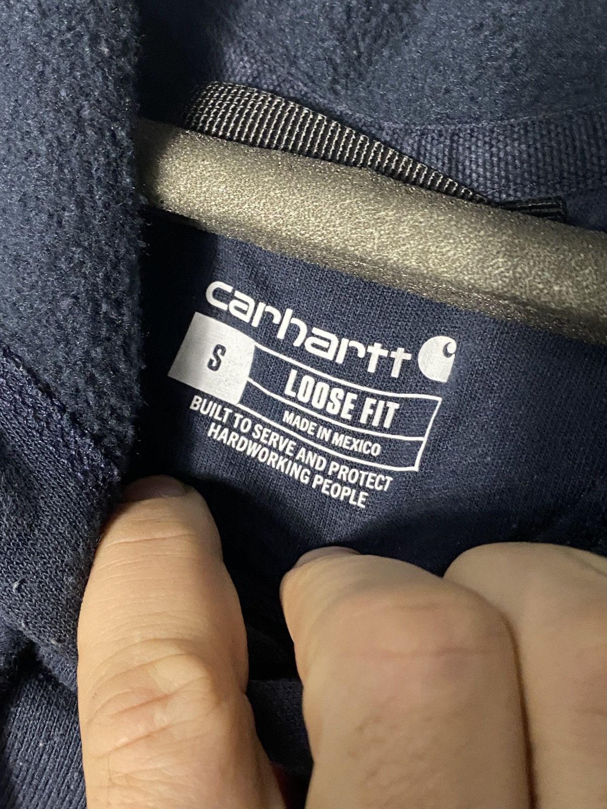 Carhartt Vintage Casual Carhartt Big Logo Hoodie Size S Size US S / EU 44-46 / 1 - 3 Thumbnail
