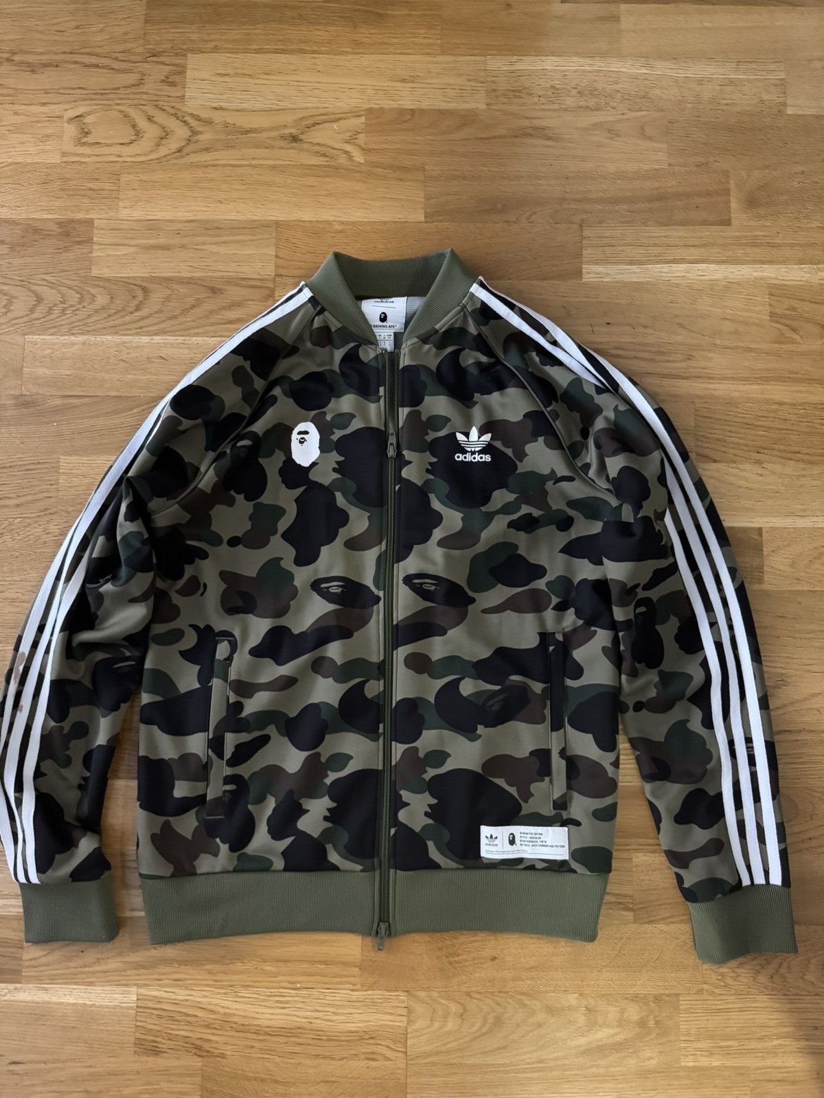 Adidas × Bape BAPE x adidas adicolor Track Jacket - Size Medium Like New Size US M / EU 48-50 / 2 - 1 Thumbnail