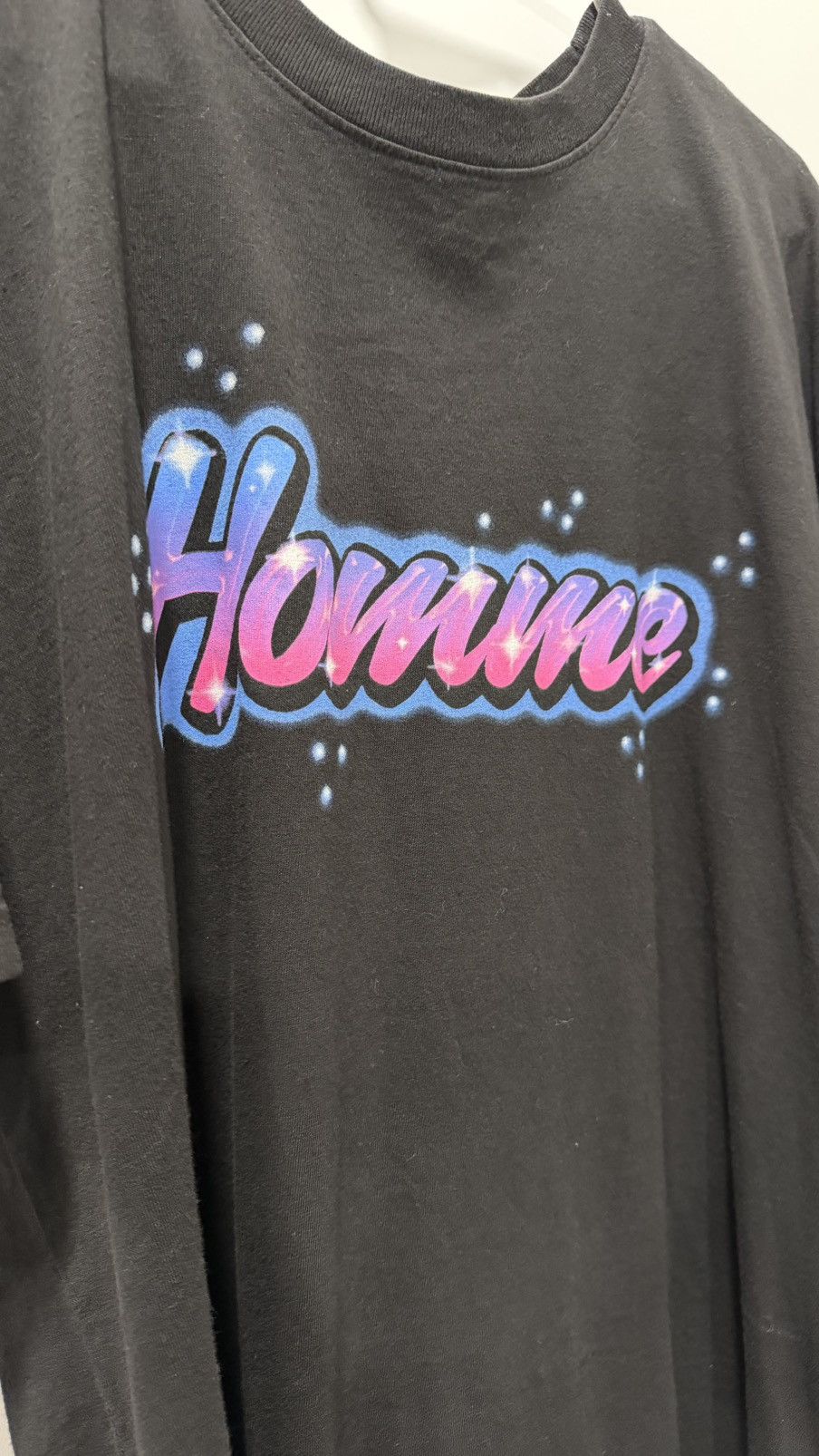 Homme + Femme La HOMME FEMME CLASSIC BUBBLE LOGO LETTERING TSHIRT Size US L / EU 52-54 / 3 - 4 Thumbnail
