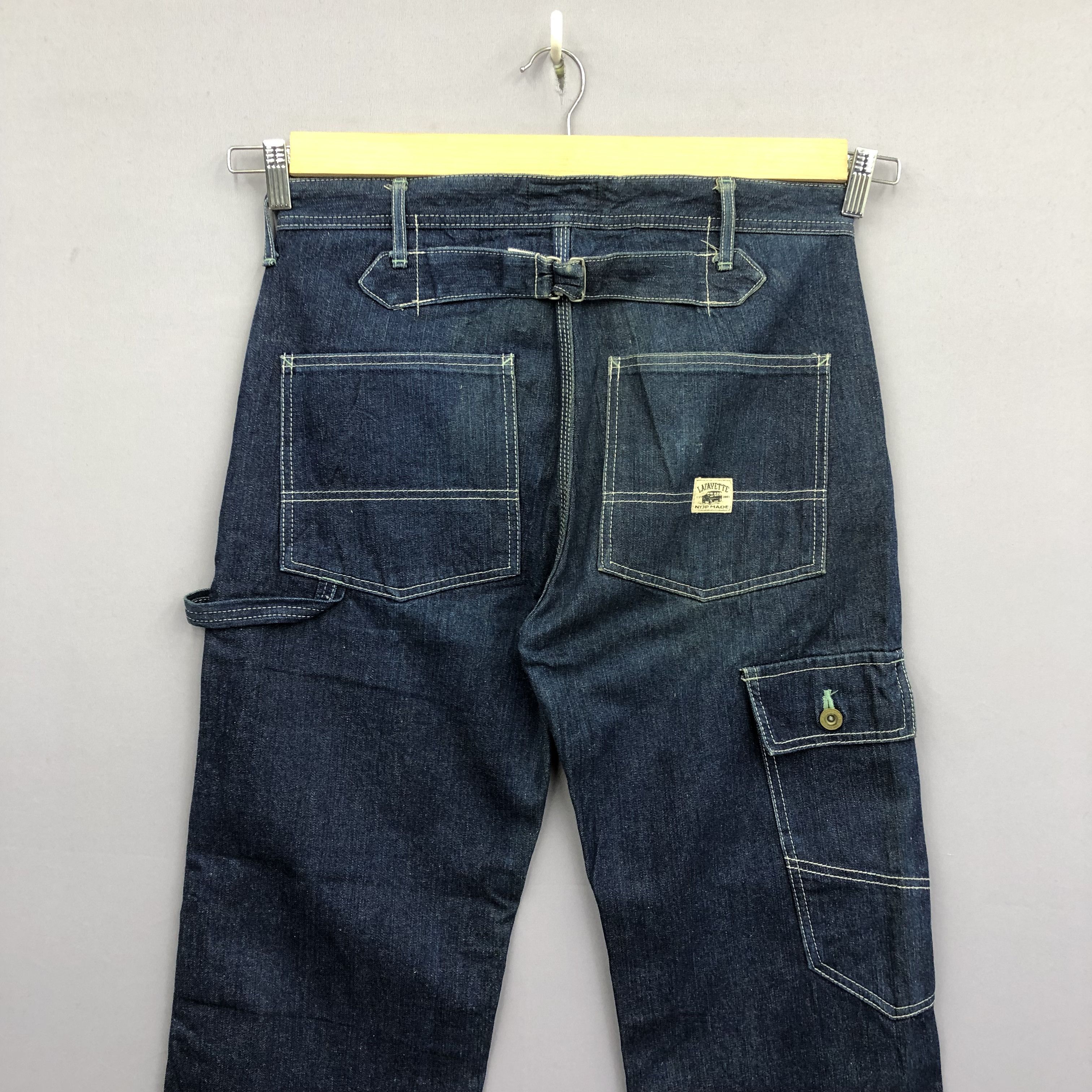 Lafayette 148 Crazy 90s Lafayette Multipocket Carpenter Jeans Skater Denim Size US 32 / EU 48 - 3 Thumbnail