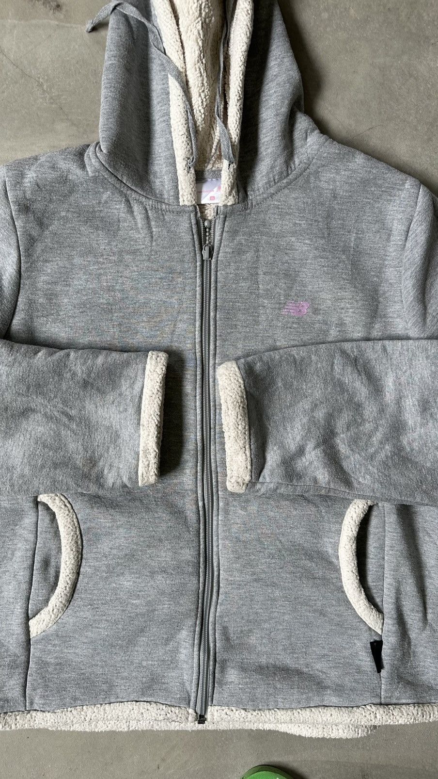 New Balance VINTAGE NEW BALANCE FLEECE INNER MIDZIPPER HOODIE Size US M / EU 48-50 / 2 - 2 Thumbnail